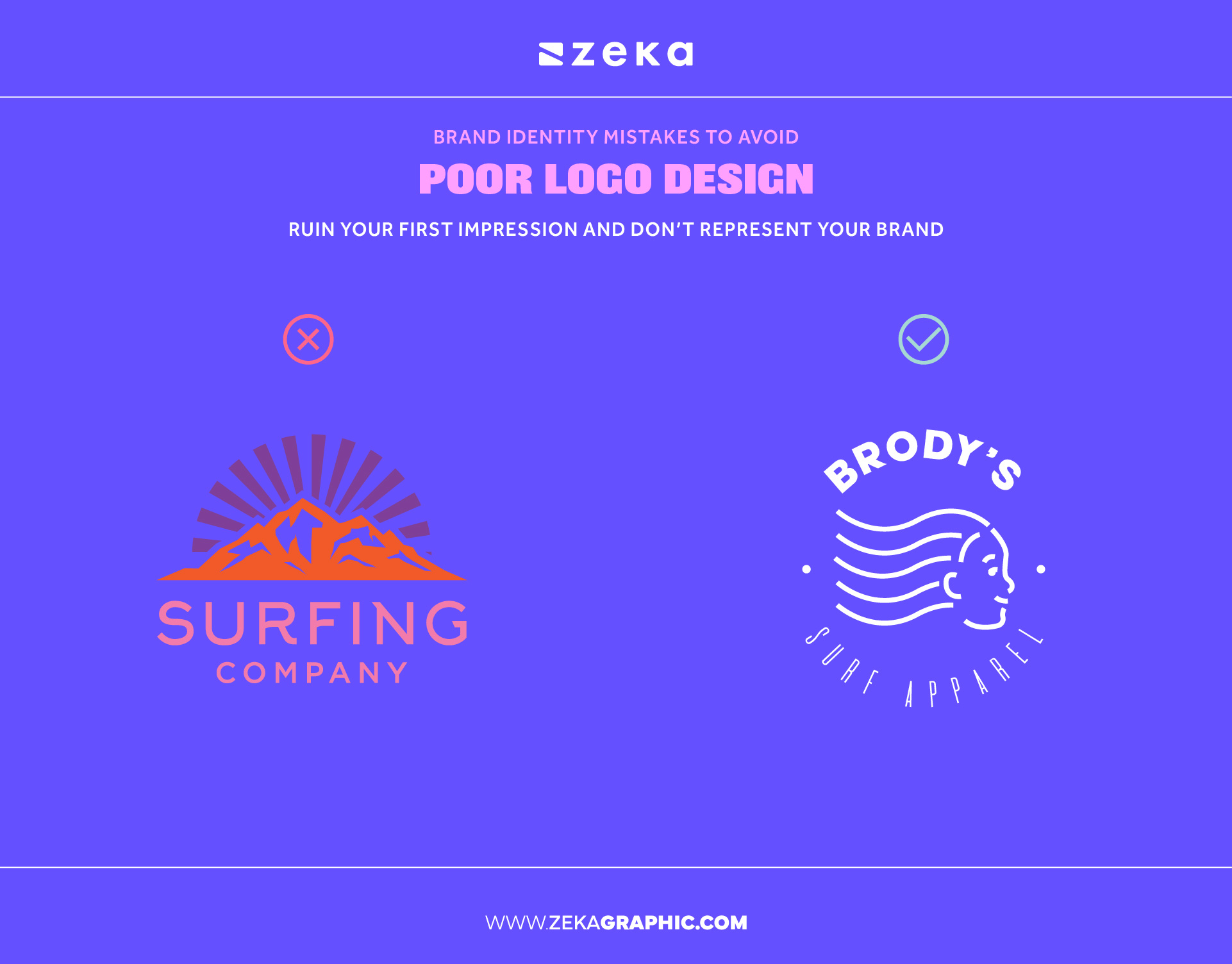 Poor Logo Design Brand Identity Mistake