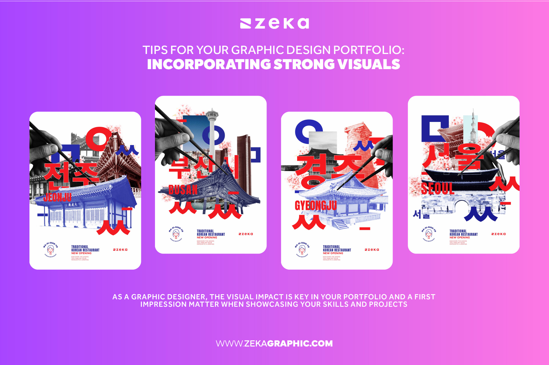 Incorporating Strong Visuals To Your Portfolio