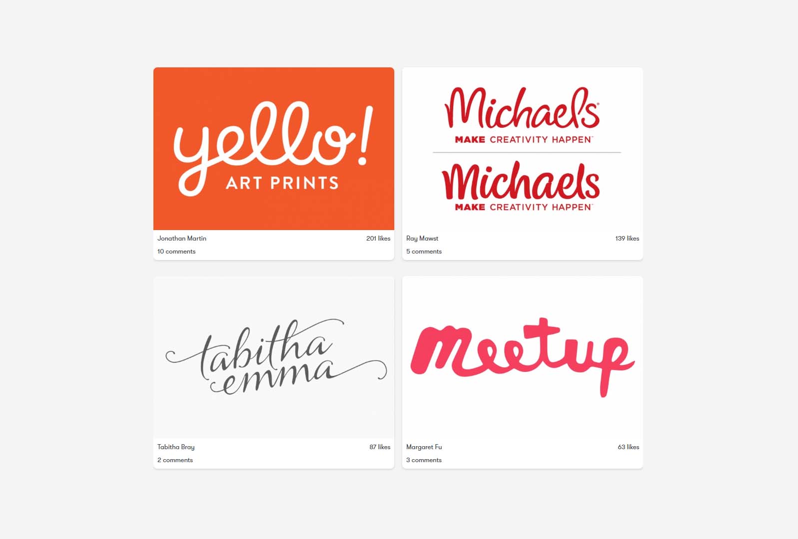Logotype Masterclass with Jessica Hische Projects