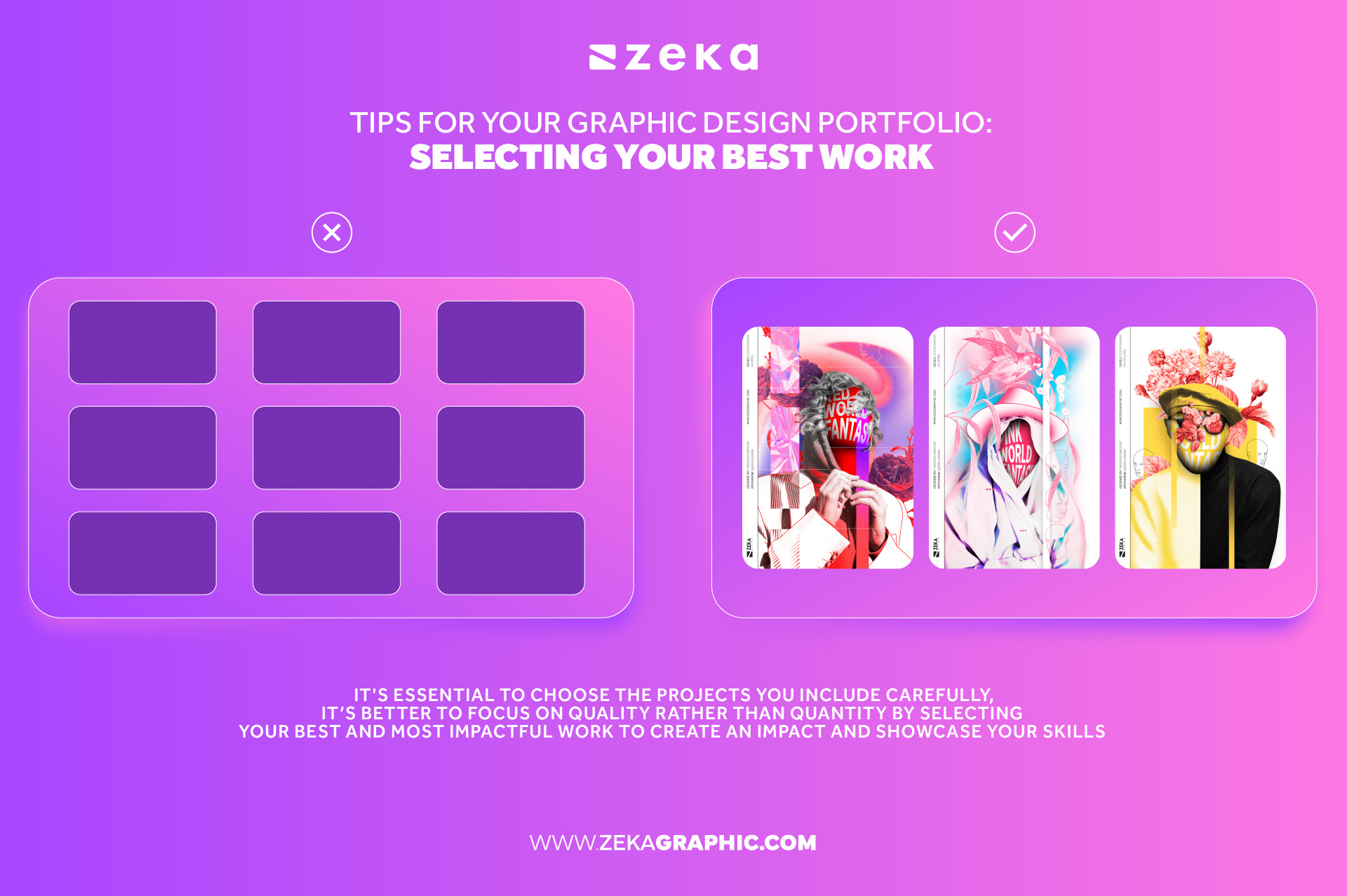 Tips for your Graphic Design Portfolio Select Your Best Works