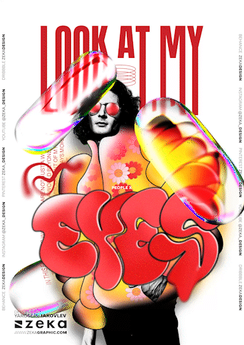 People X 01 Poster Design Animation by Zeka Design