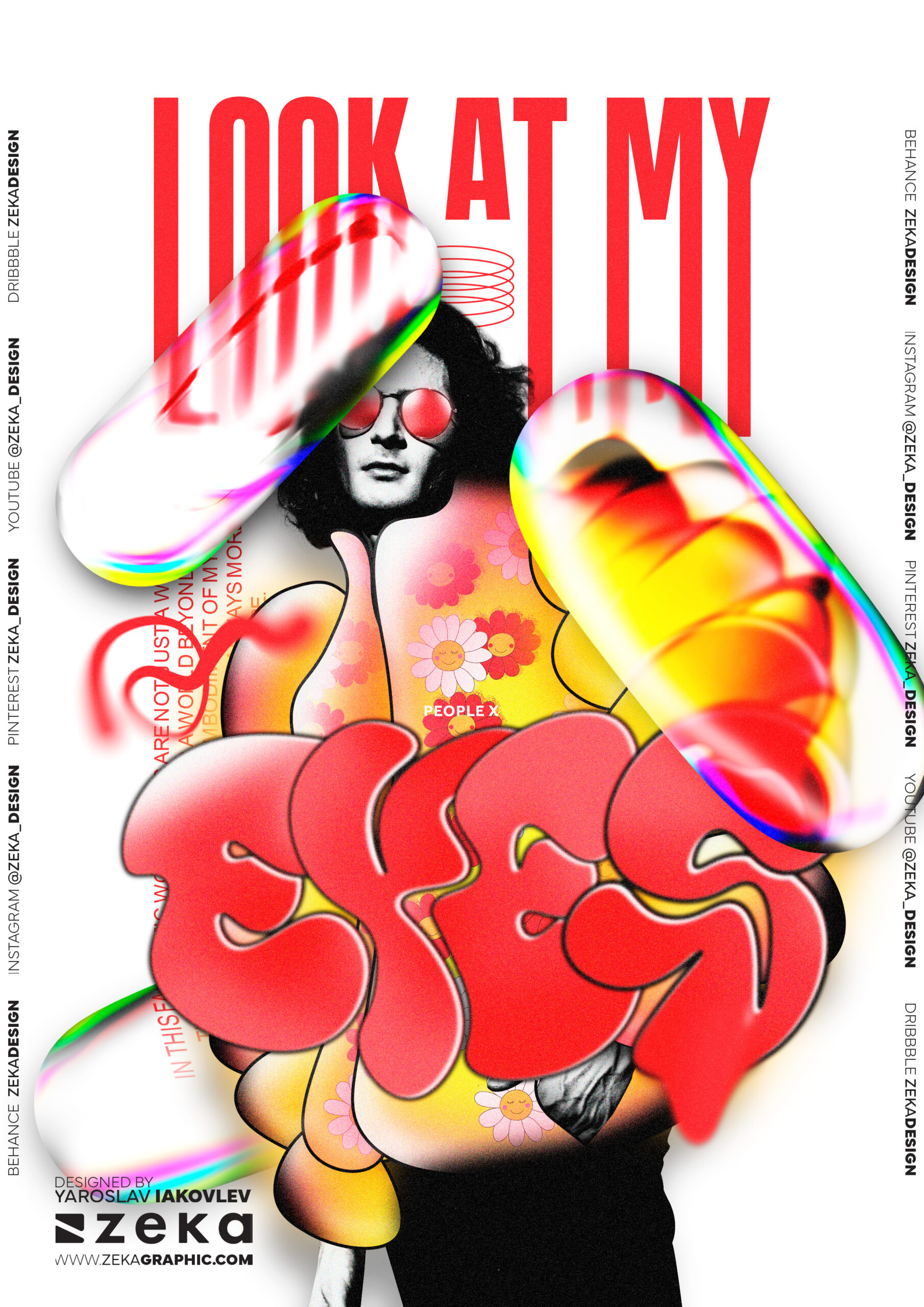 People X 01 Poster Design by Zeka Design