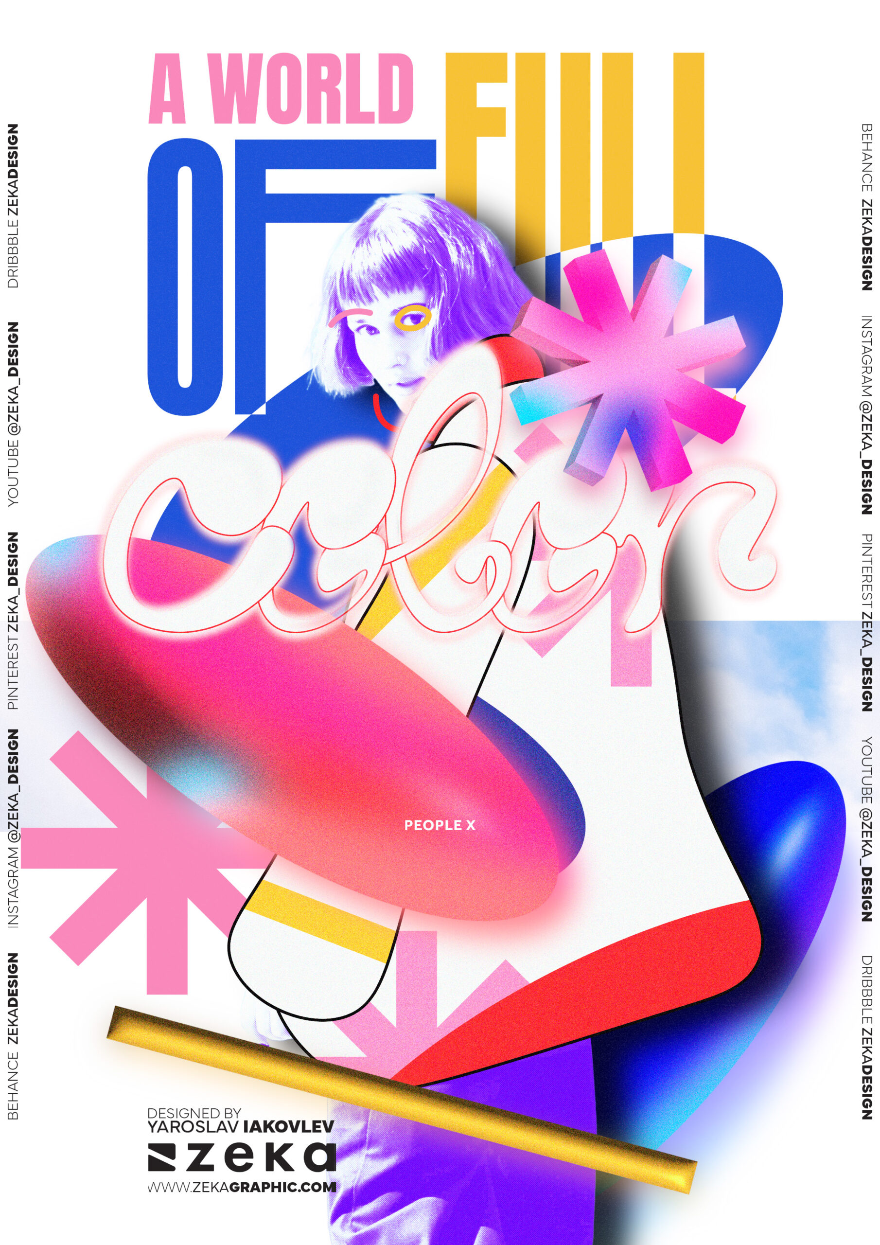 People X 03 Poster Design by Zeka Design