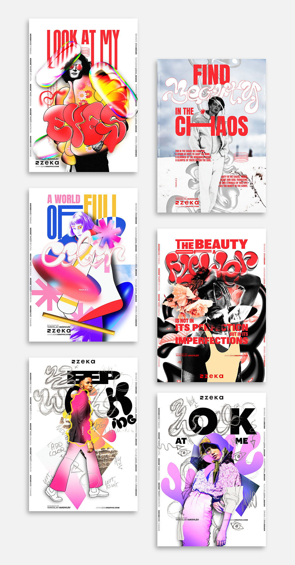 People X Poster Design Inspiration by Zeka Design