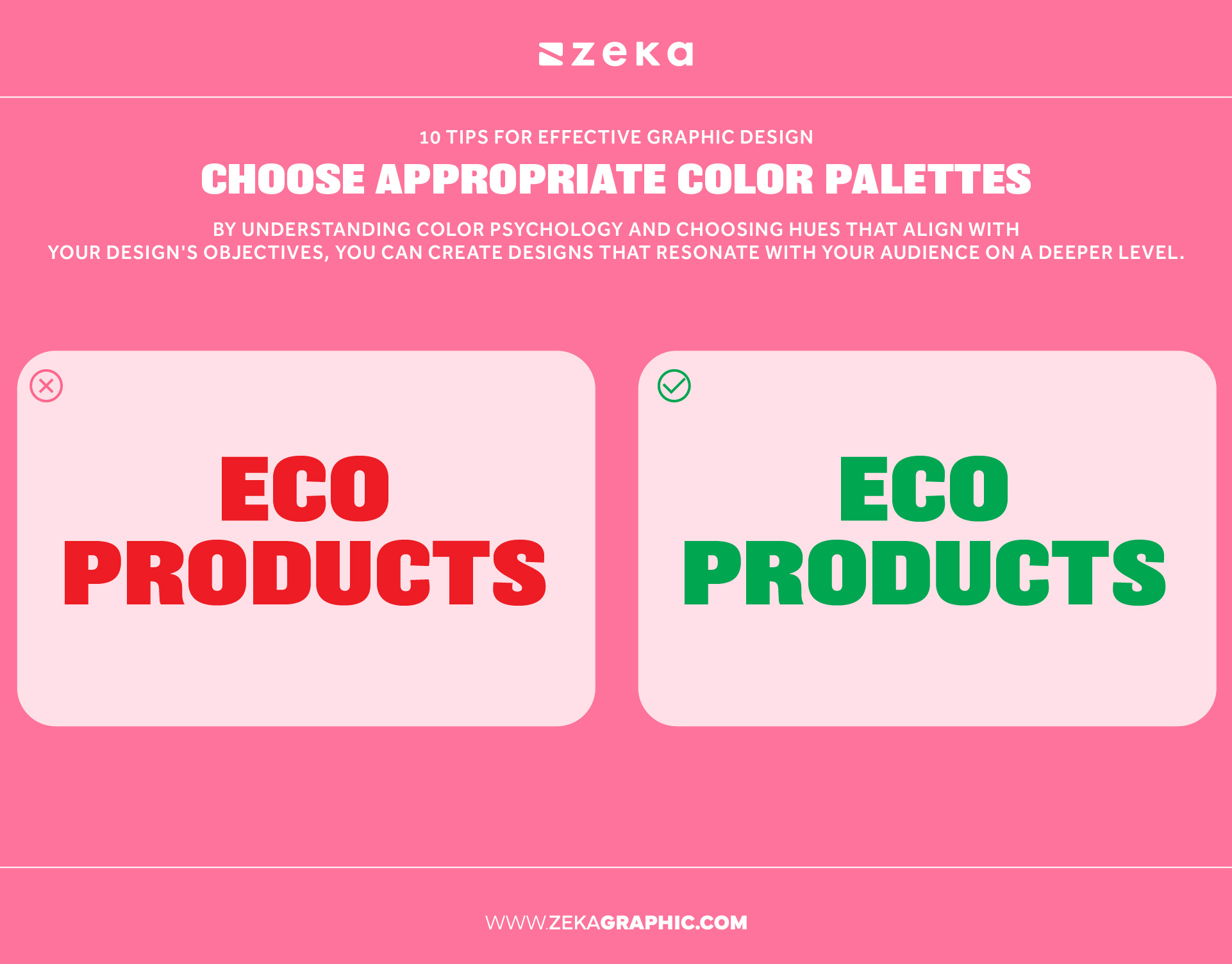 Choose Appropriate Color Palettes