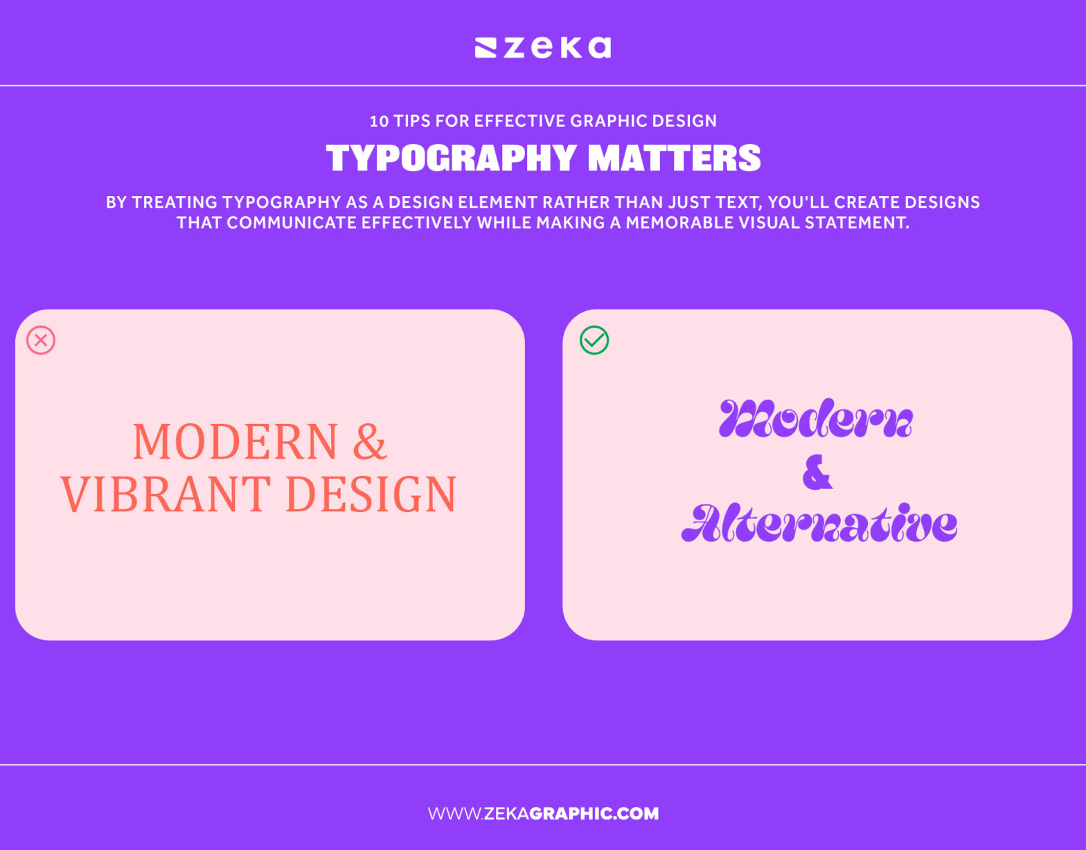 10 Tips for Effective Graphic Design - Zeka Design