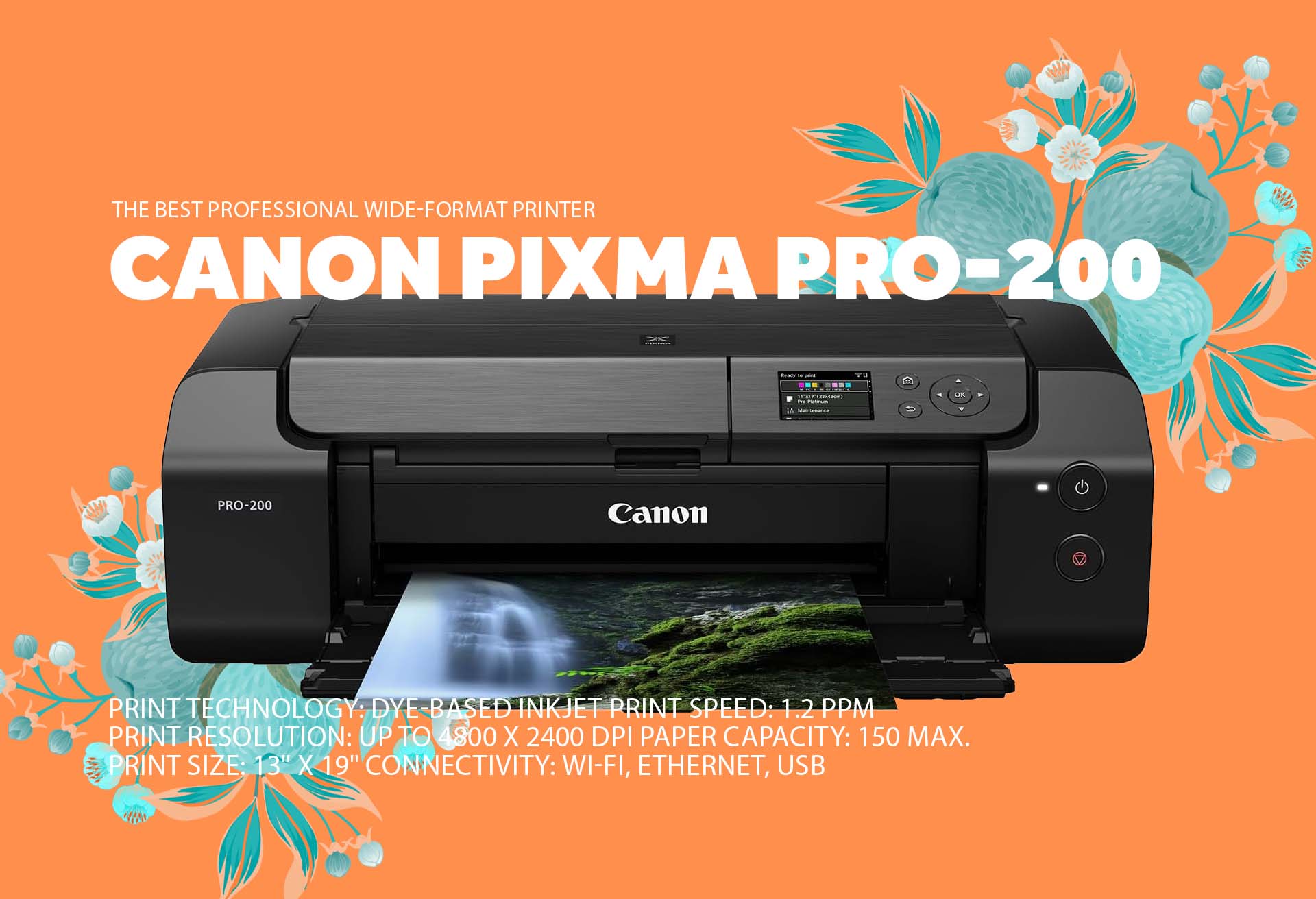 Canon PIXMA Pro-200 The best professional wide-format printer