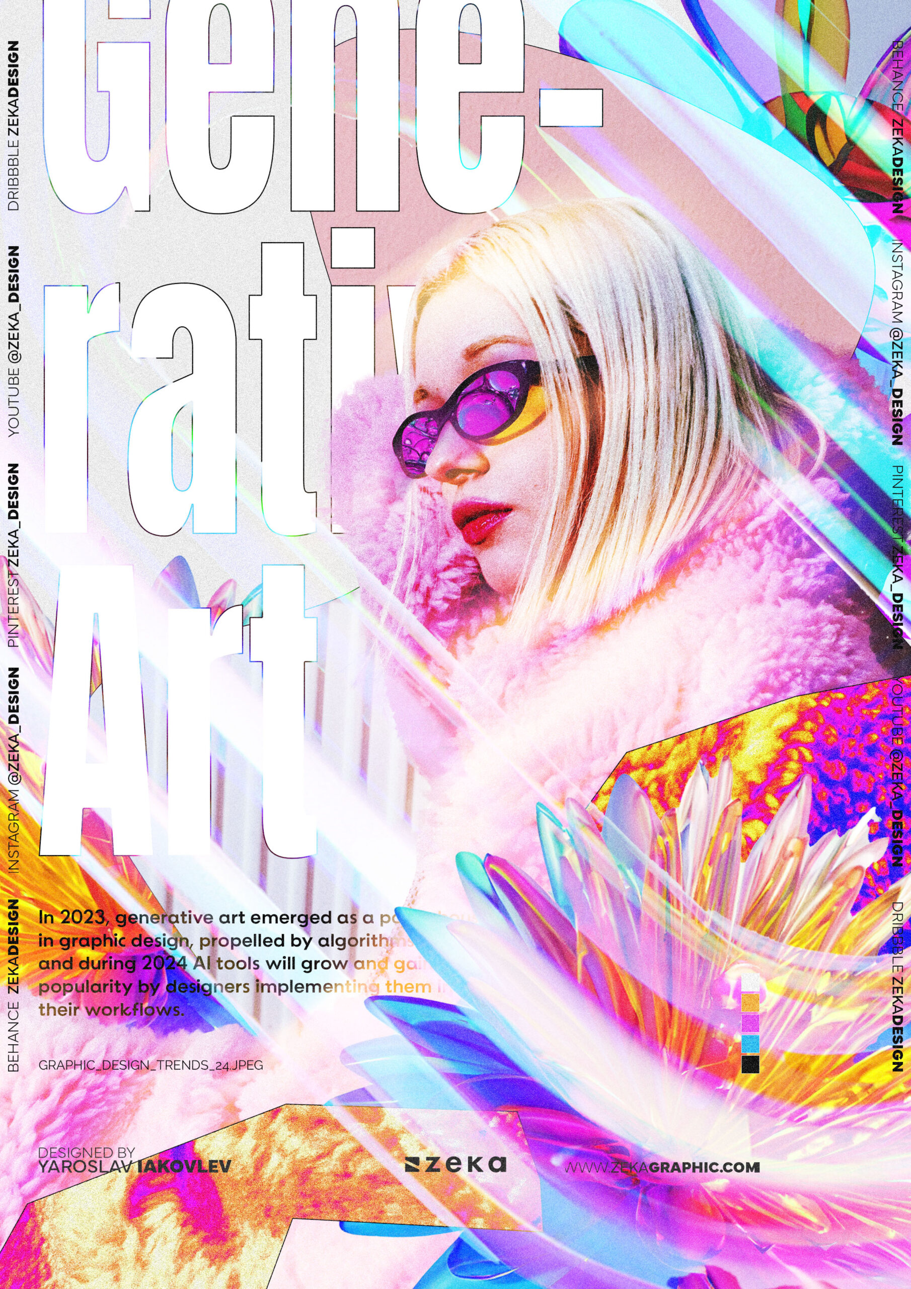 Generative Art Graphic Design Trends 2024