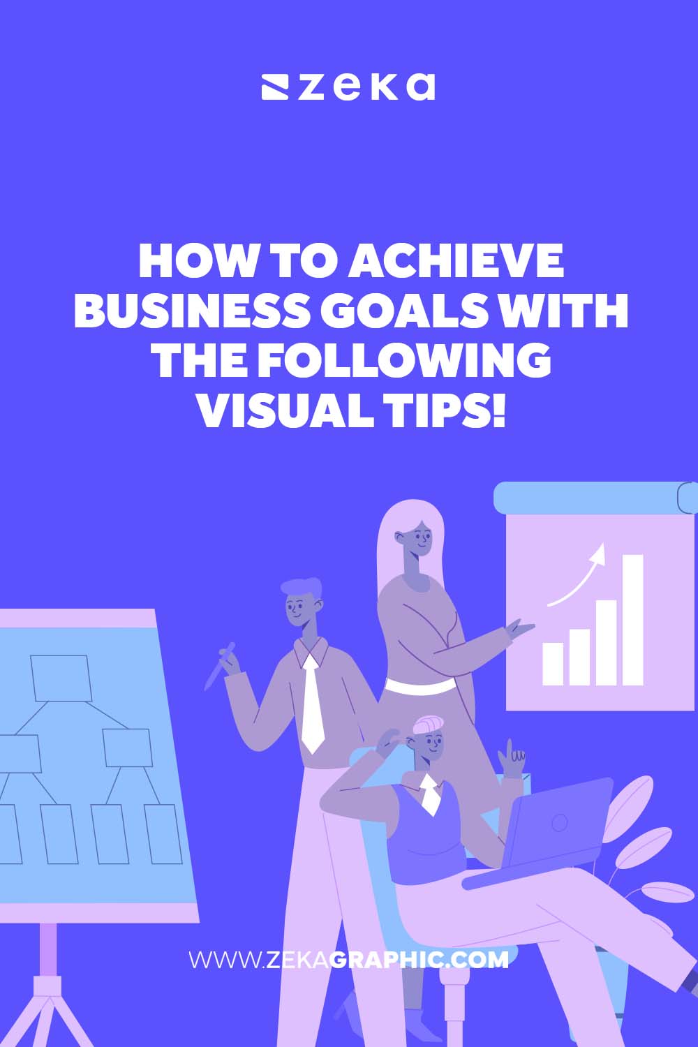 business goals with visual tips