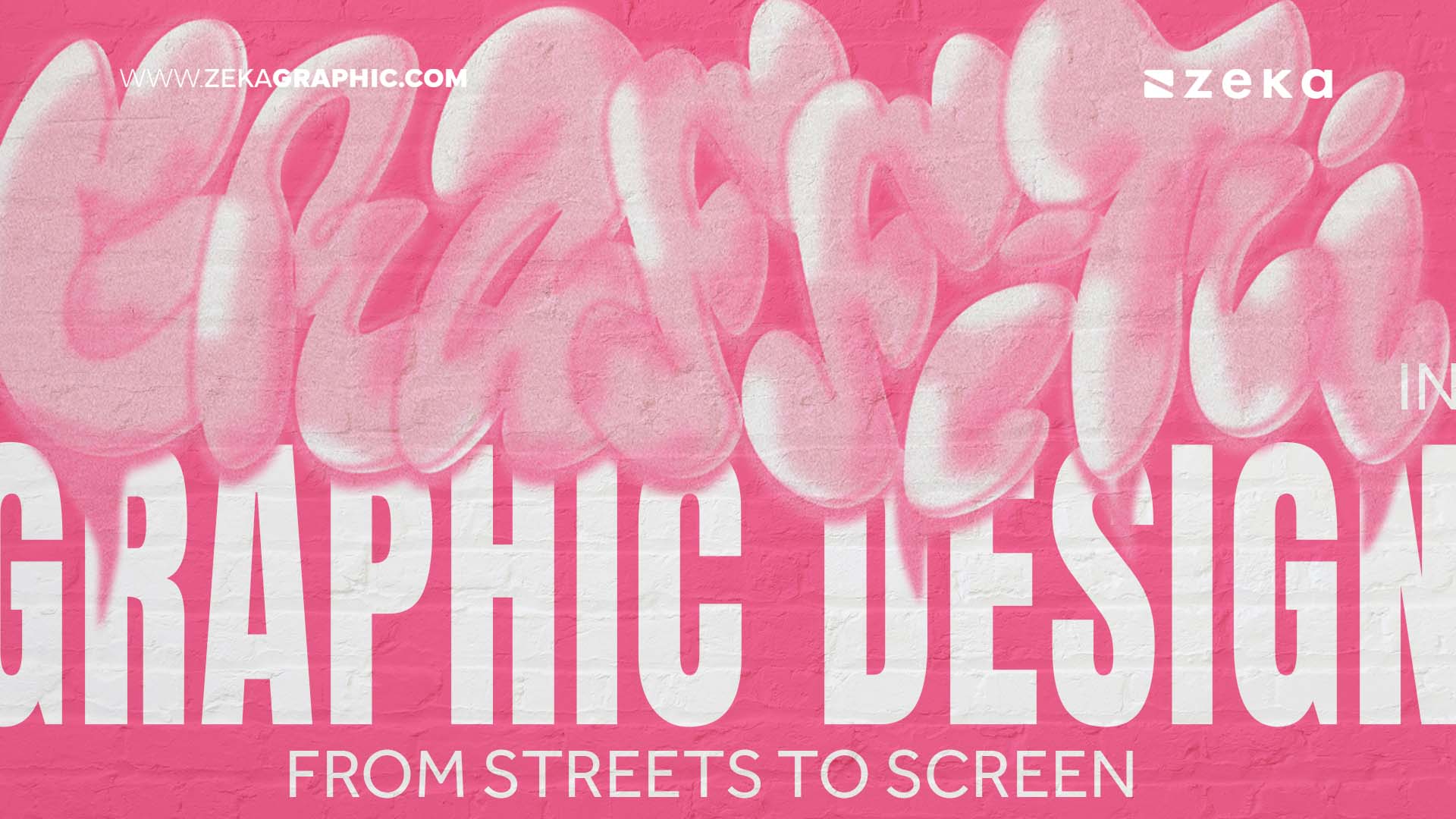 dynamic lettering and urban aesthetic infusing graphic design