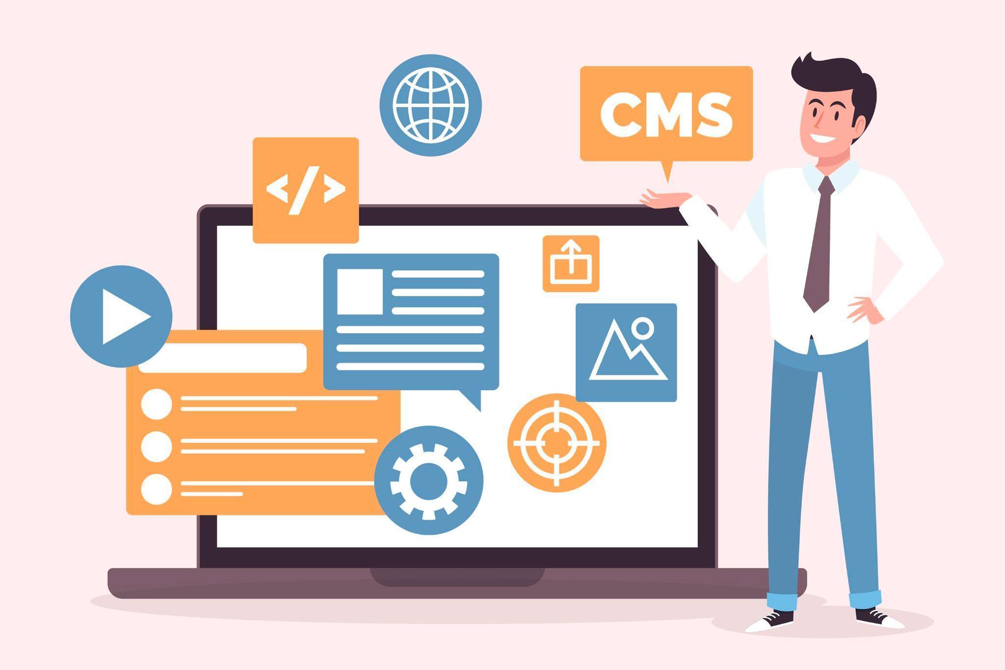 Graphic Design Landscape with CMS