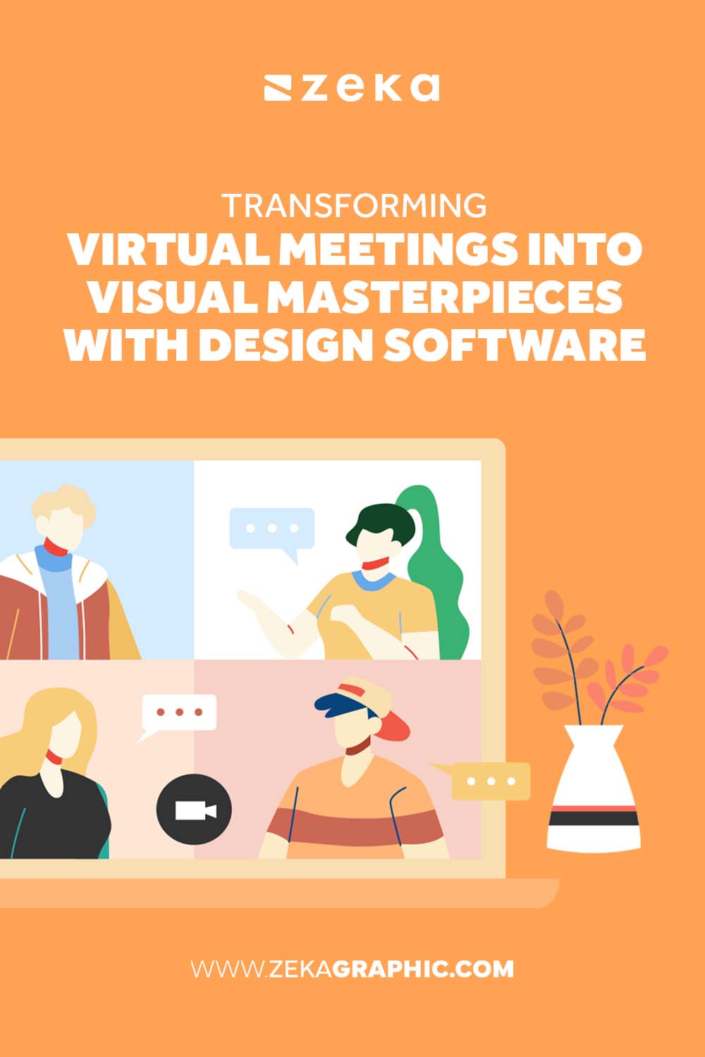 Transforming Virtual Meetings into Visual Masterpieces with Design