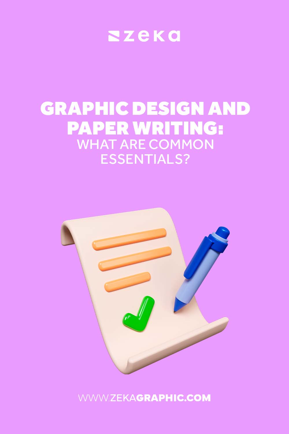 common essentials Graphic Design and Paper Writing