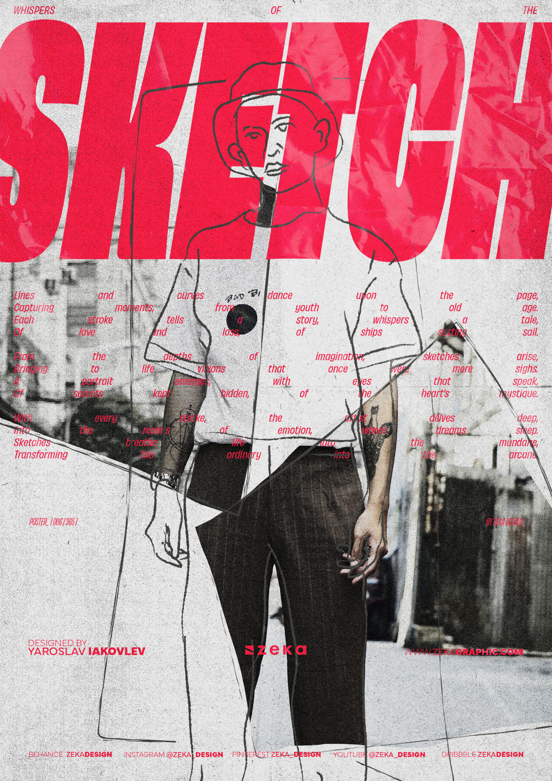 0006 Sketch Poster Design by Zeka Design