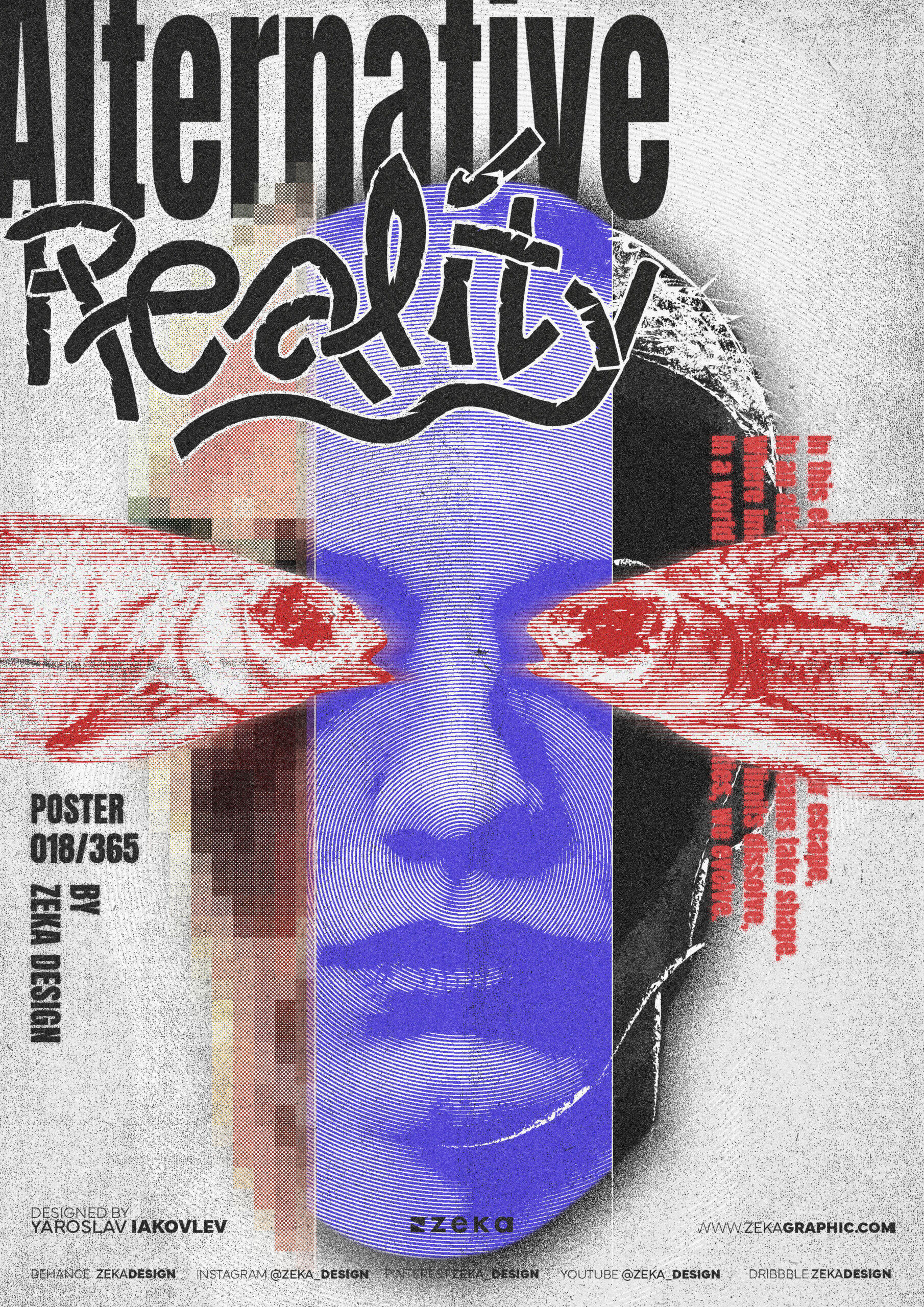 0018 Alternative Reality Poster Design by Zeka Design