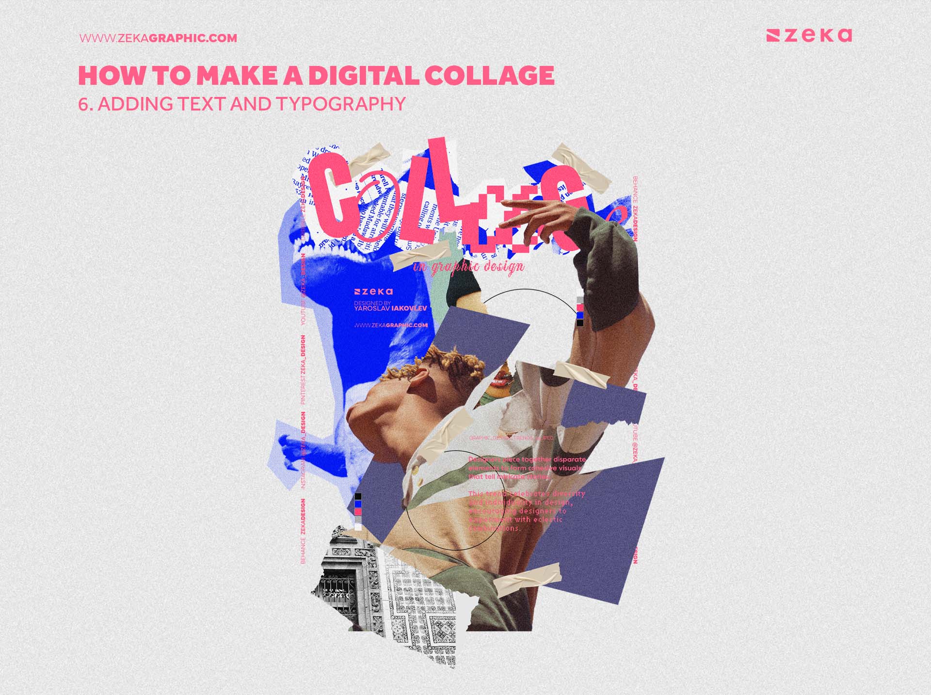 How To Make a Digital Collage Adding Text and Typography