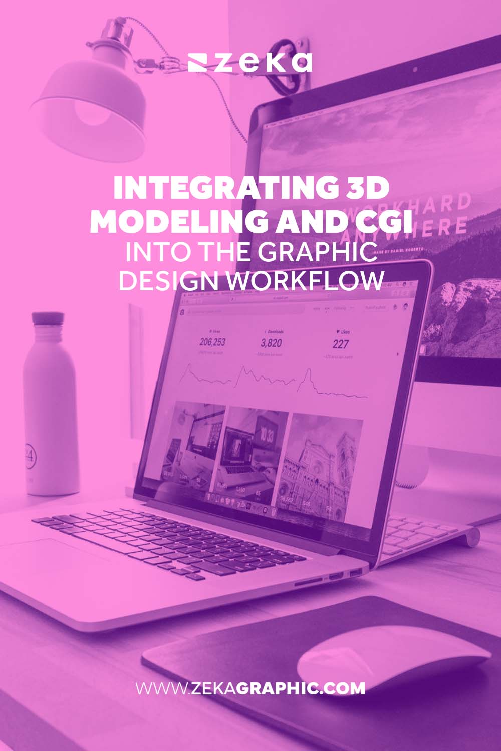 Integrating 3D Modeling into the Graphic Design Workflow