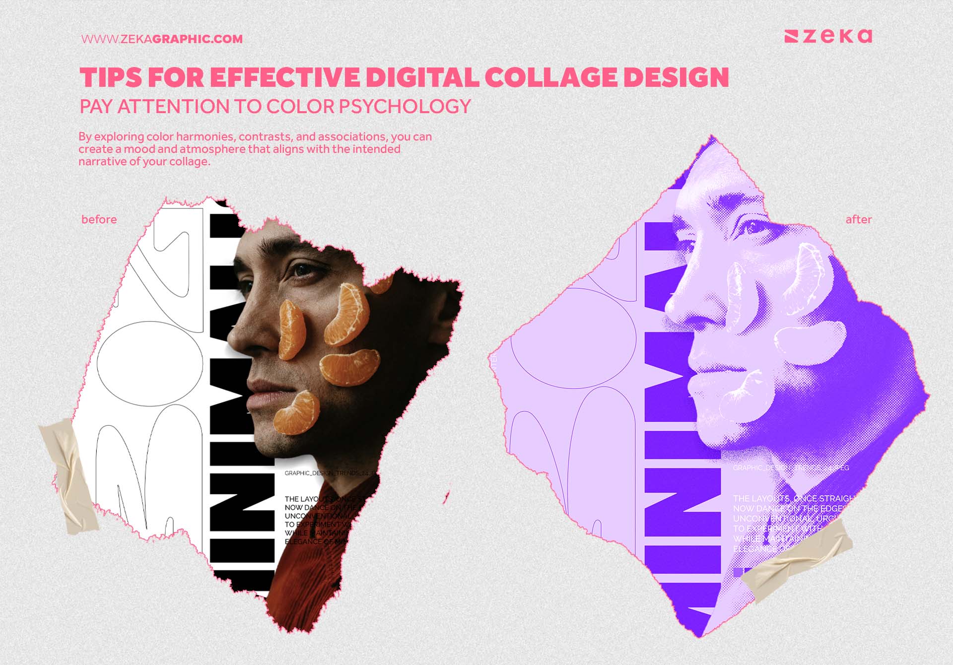 Tips for Effective Digital Collage Pay Attention to Color Psychology