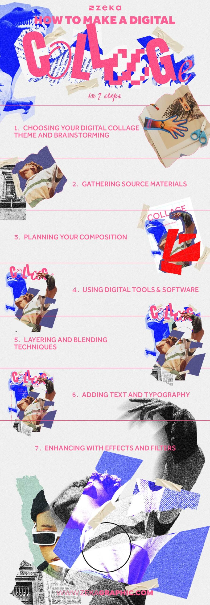 how to make a digital collage in 7 steps