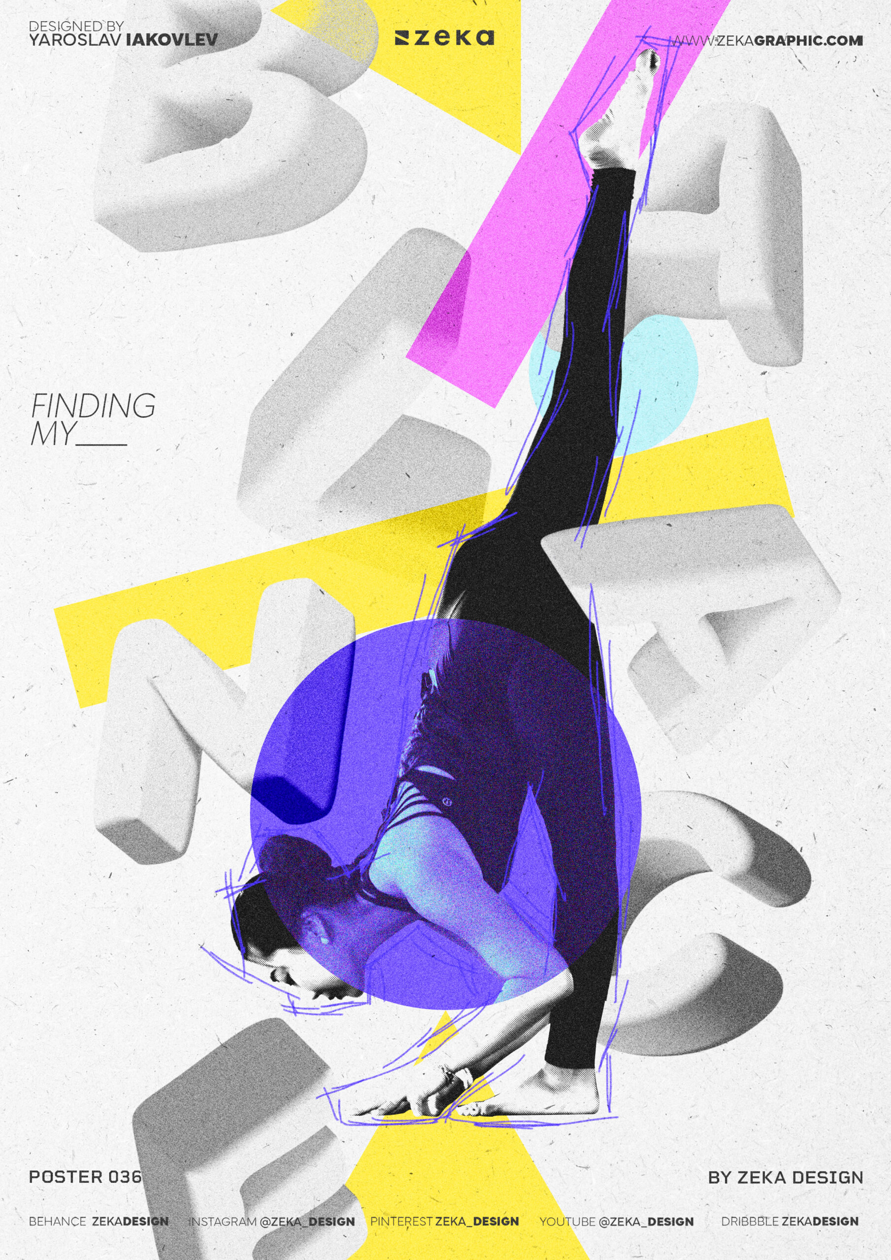 0036 Balance Poster Design Inspiration by Zeka Design
