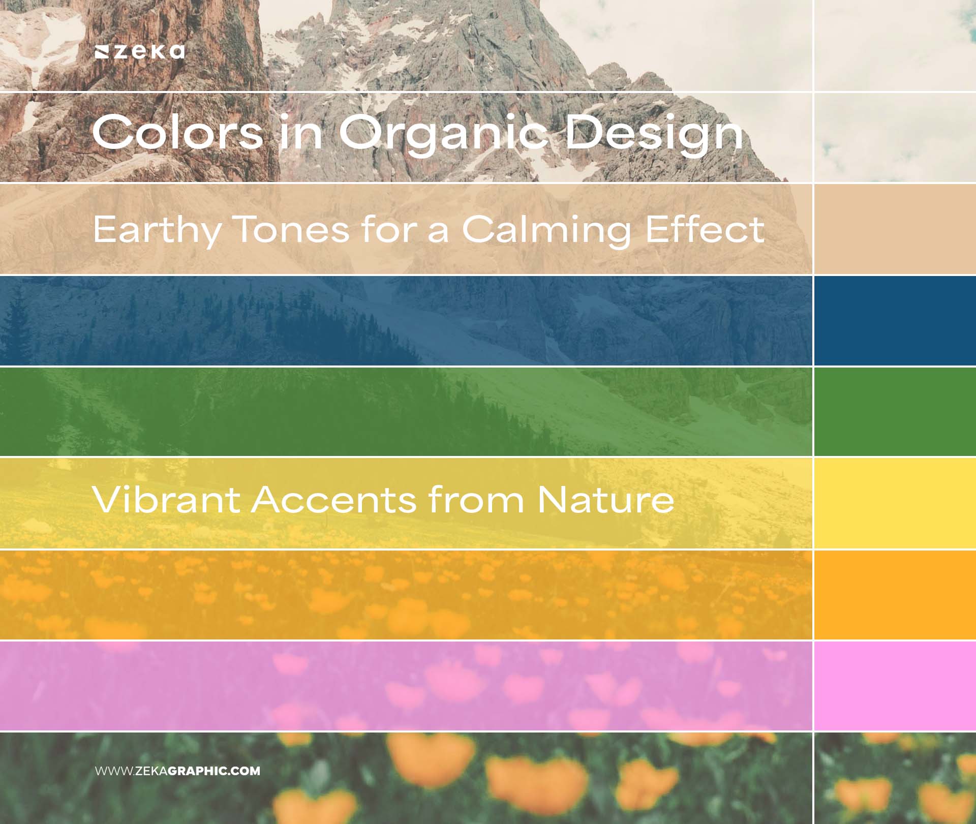 Colors in Organic and Naturalistic Design