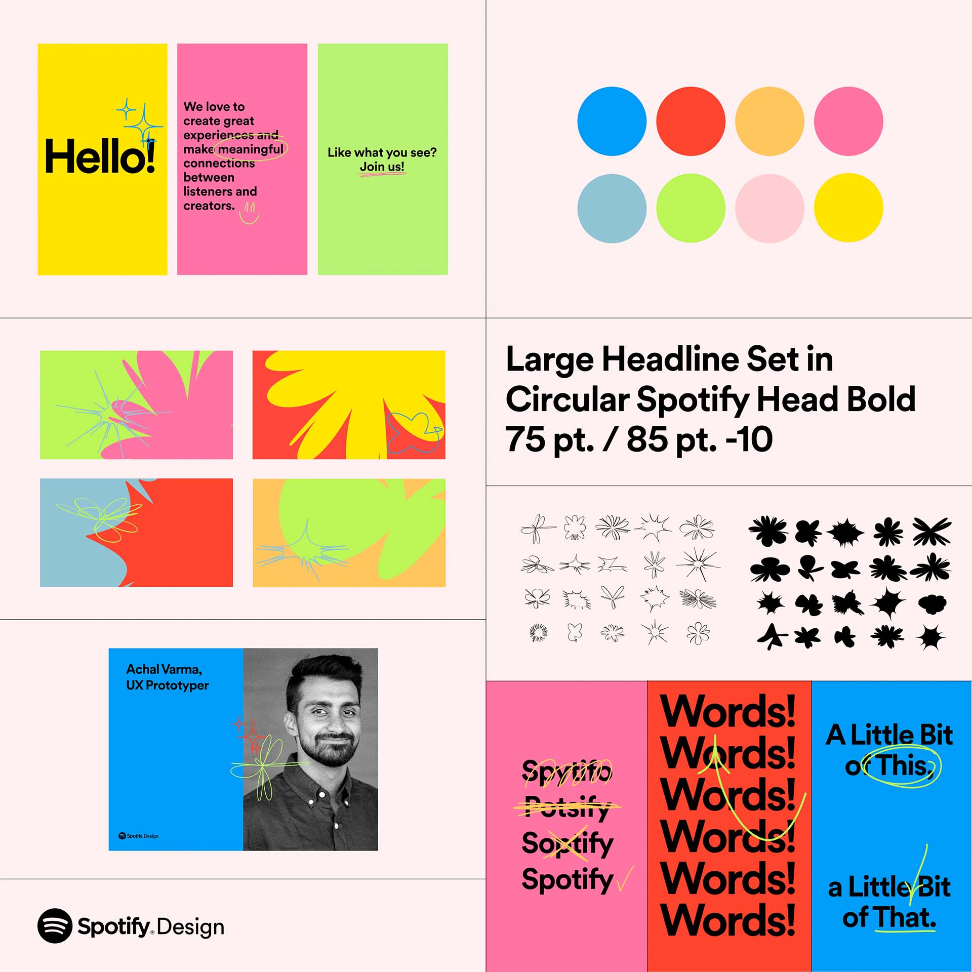 Spotify Adopting Bold Minimalism in their brand identity