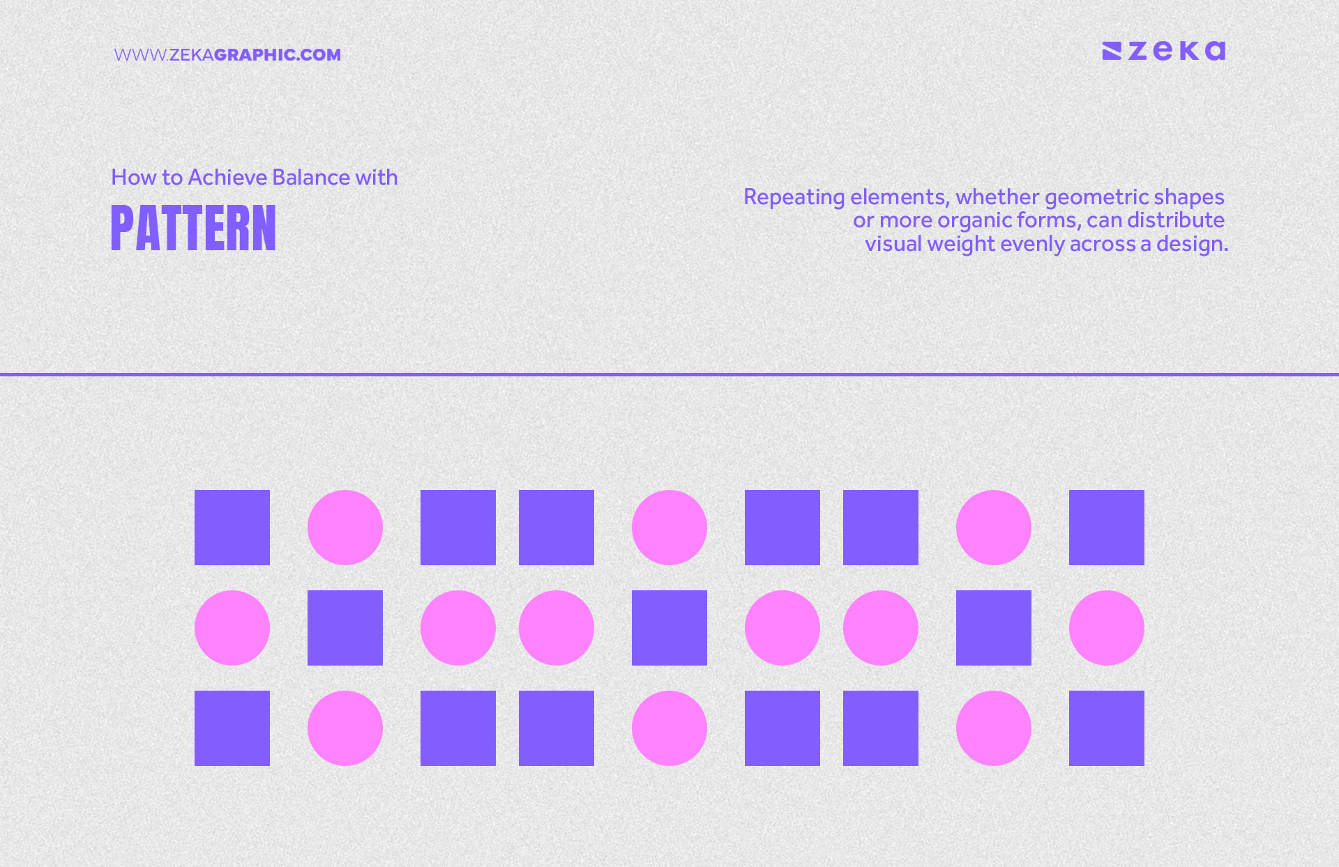 The Importance of Pattern in Balance