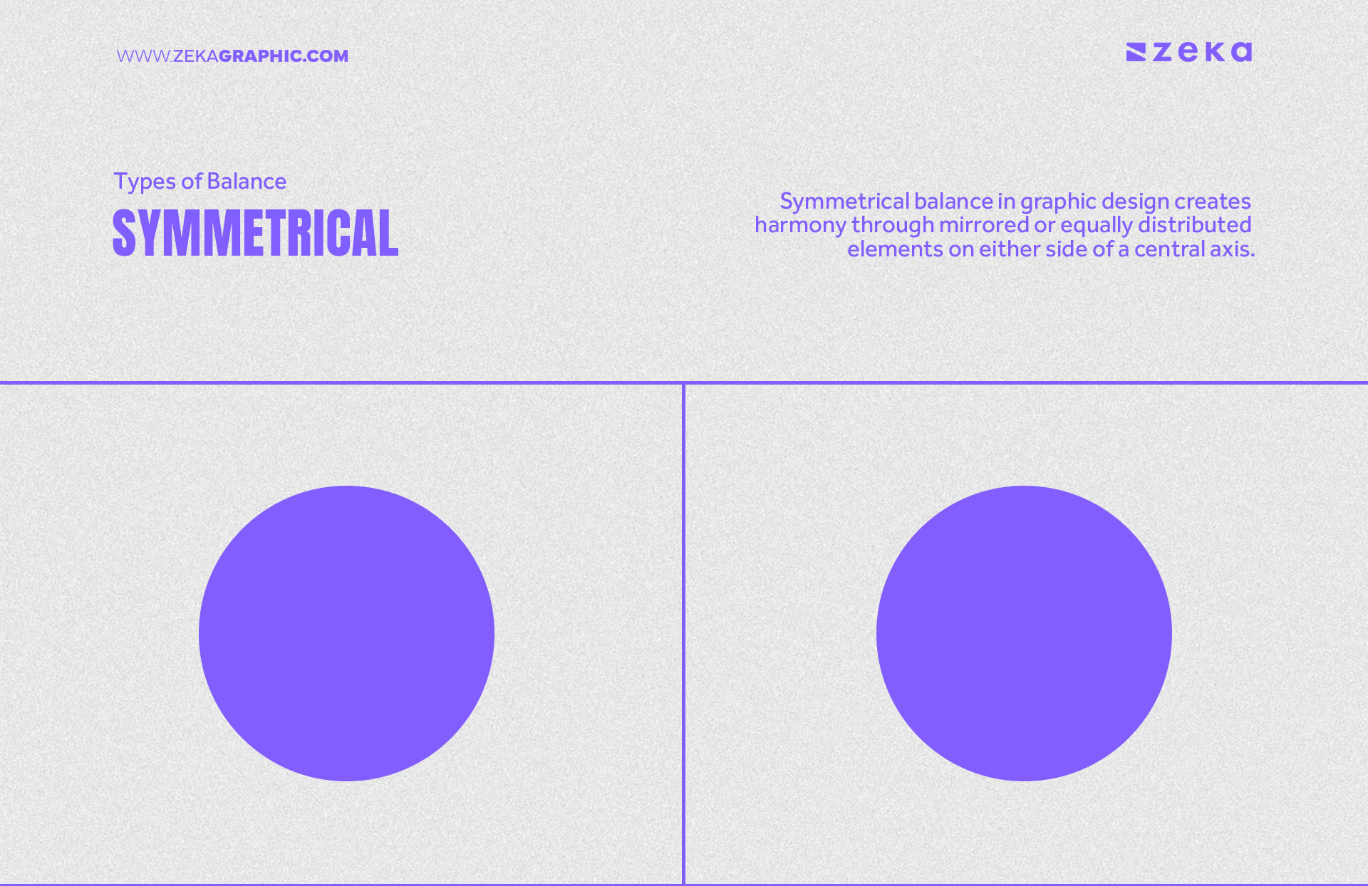 Types of Balance Symmetrical