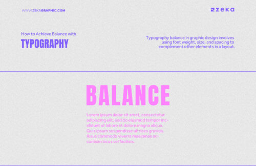 How To Use Balance in Graphic Design - Zeka Design