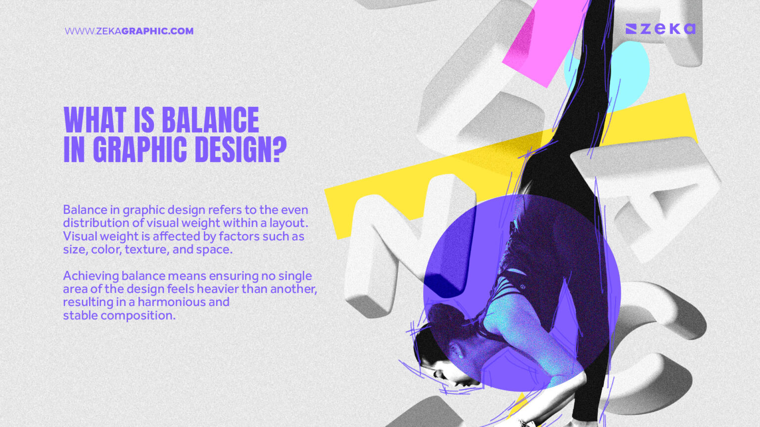 How To Use Balance in Graphic Design - Zeka Design