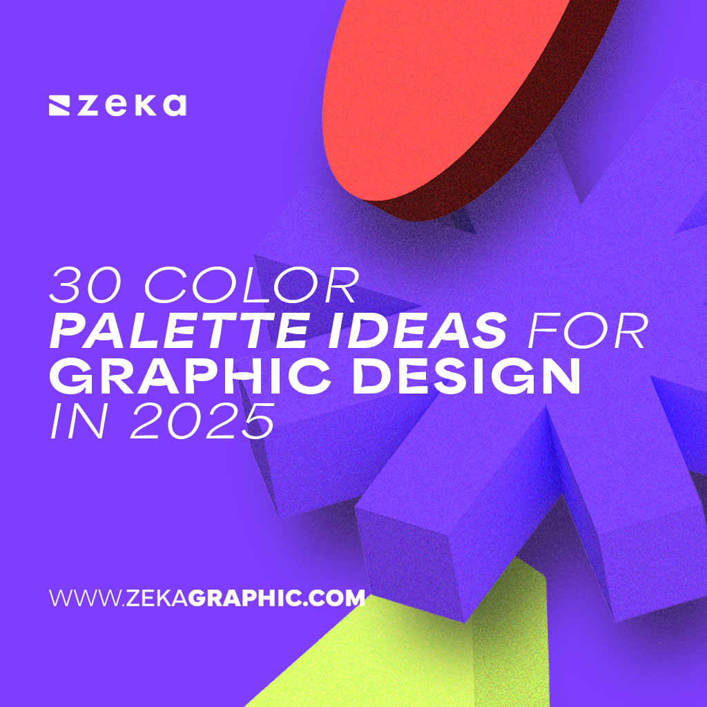 30 Color palette Ideas for graphic design 2025