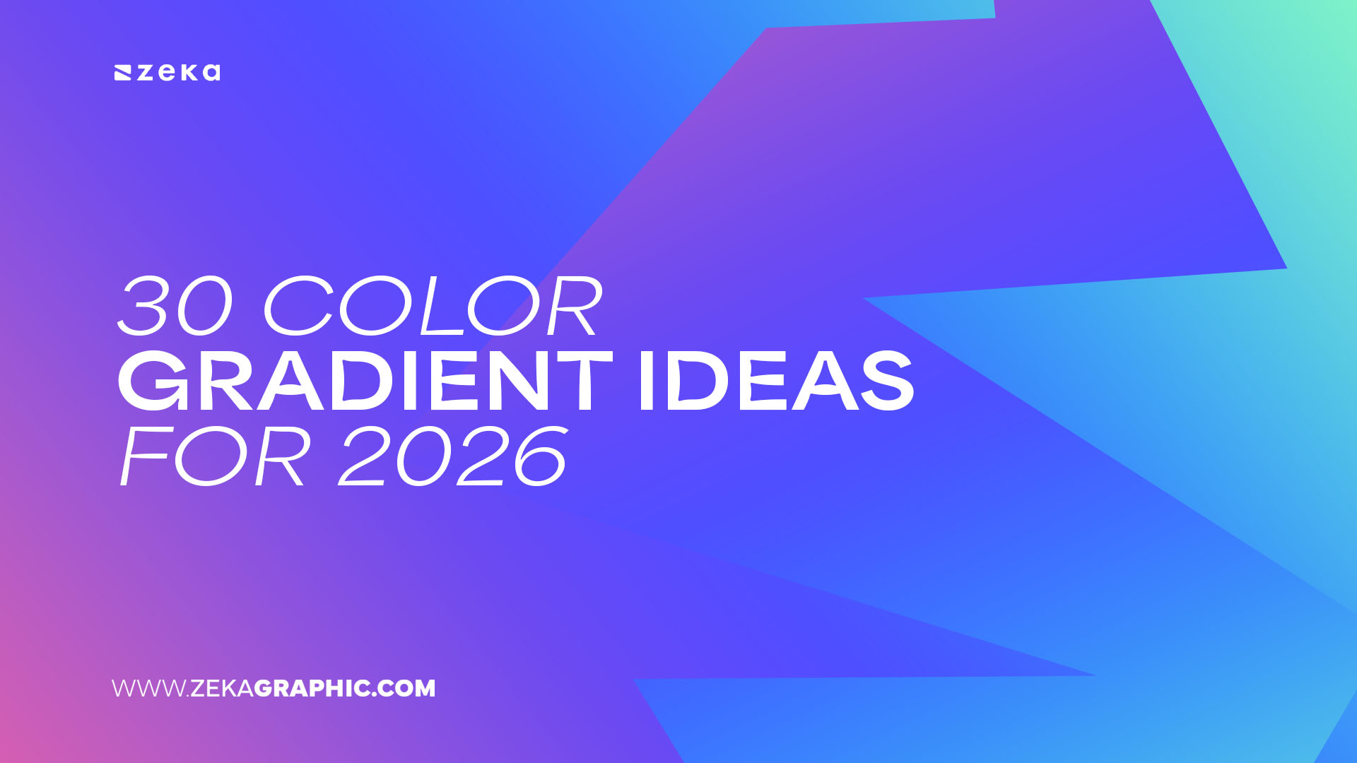 30 Creative Color Gradient Ideas For Graphic Design