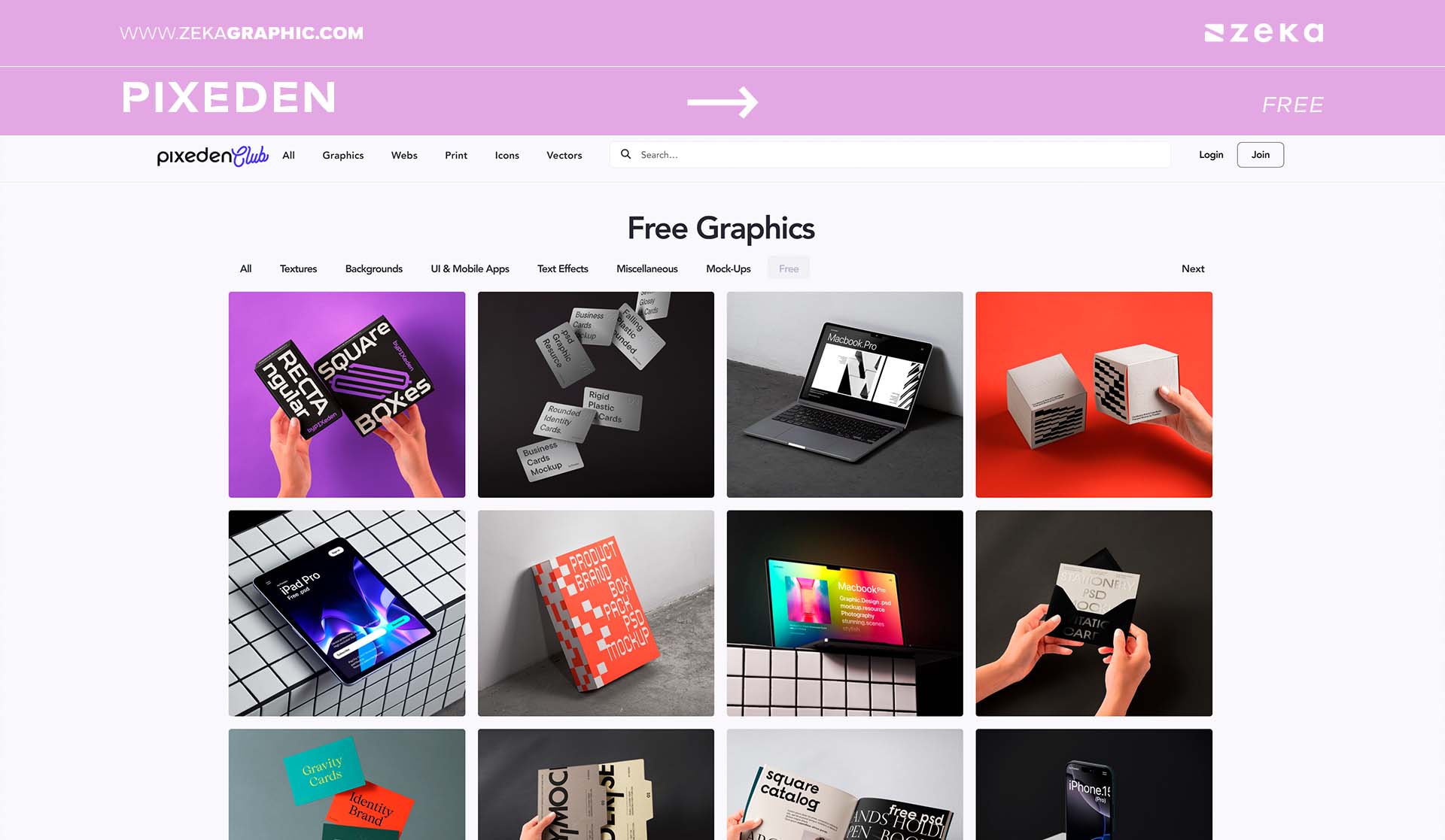 Best Mockup Websites Pixeden_