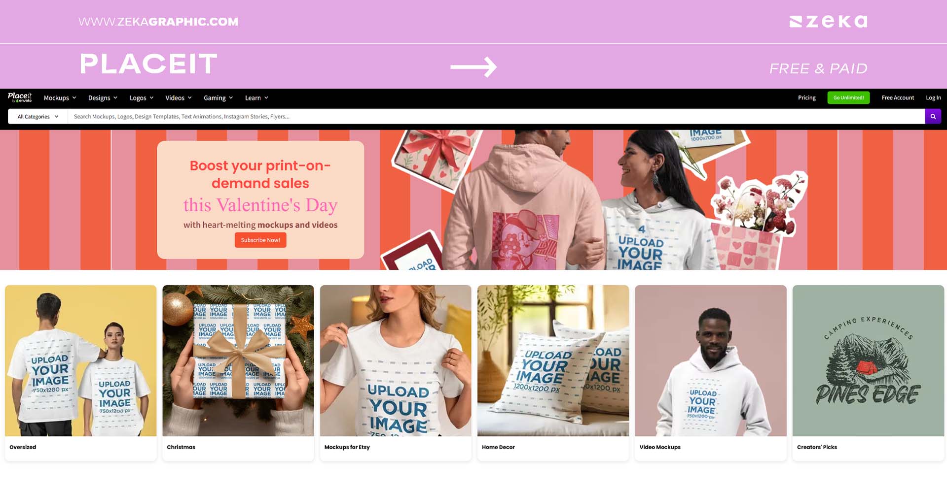 Best Mockup Websites Placeit