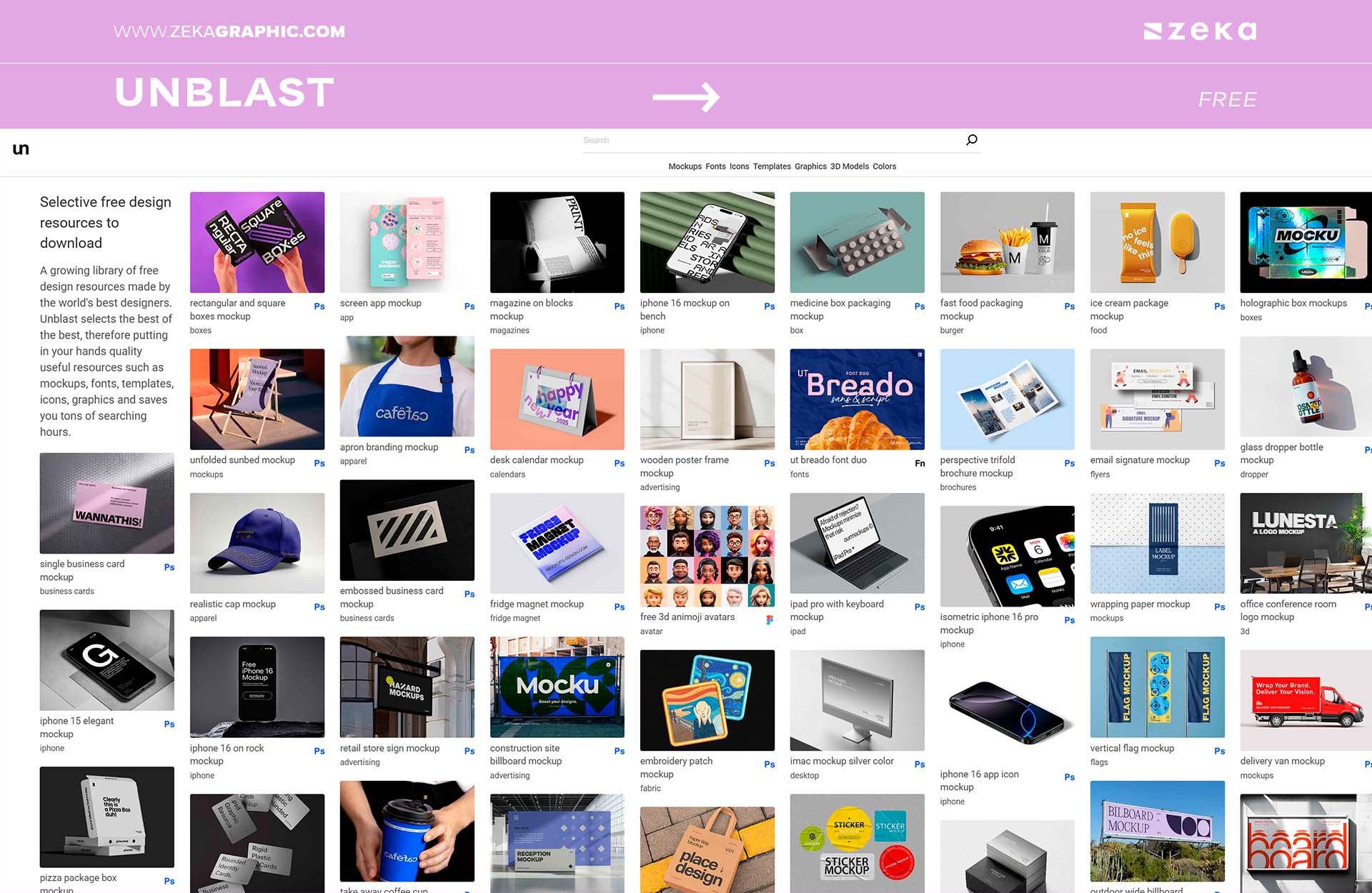 Best Mockup Websites Unblast