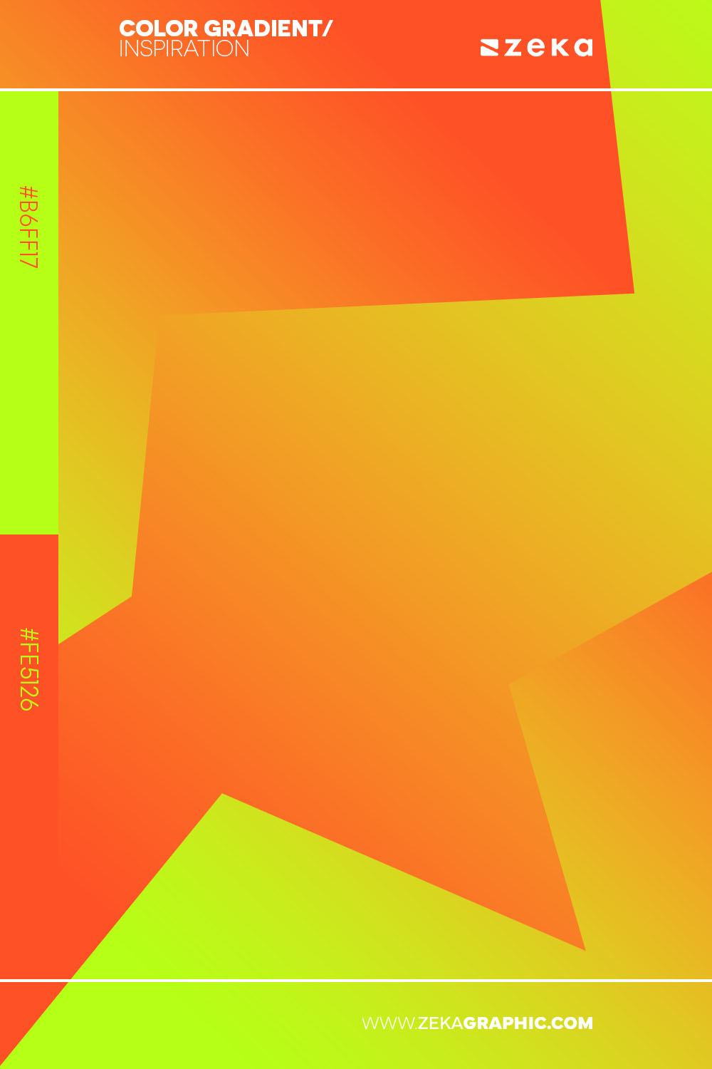 Color Gradient Inspiration 5 b6ff17 fe5126