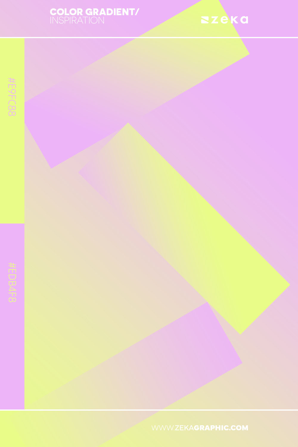 Color Gradient Inspiration 7 e9fc88 edb4f8