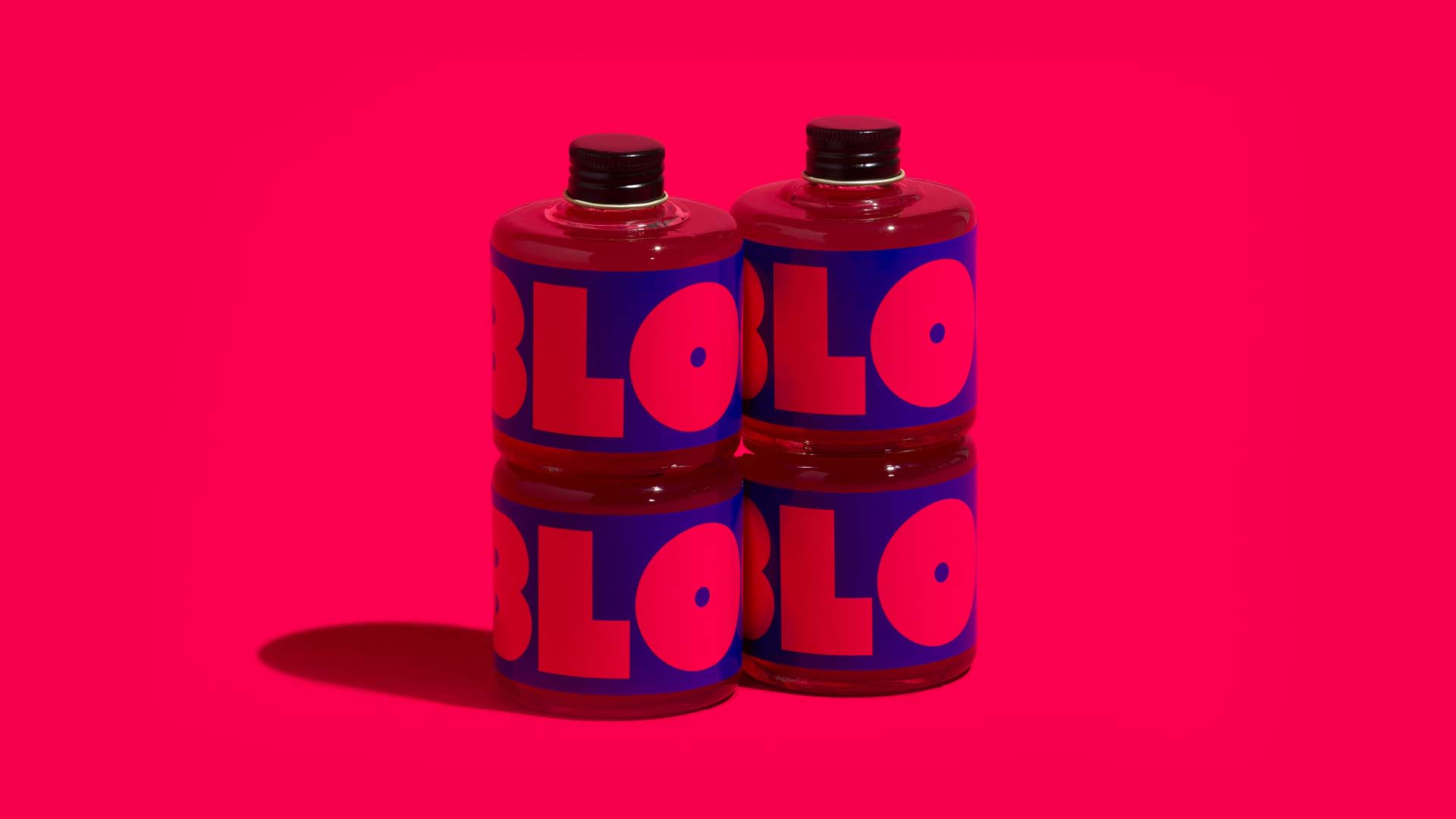 Examples of Bold Minimalism in Branding and Advertising Bloc Bottled Cocktails
