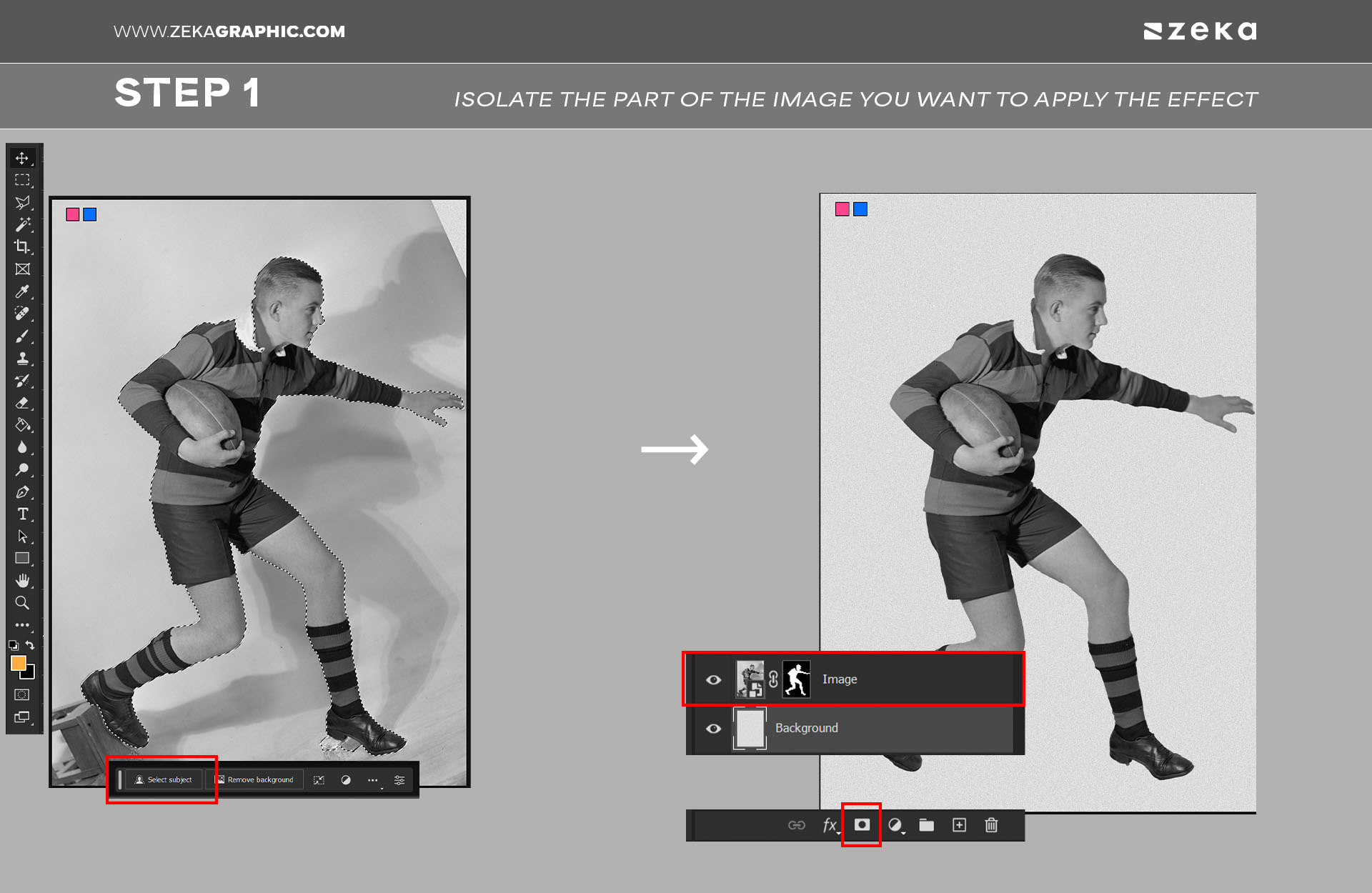 How To Do Vintage Risograph Effect Step 1