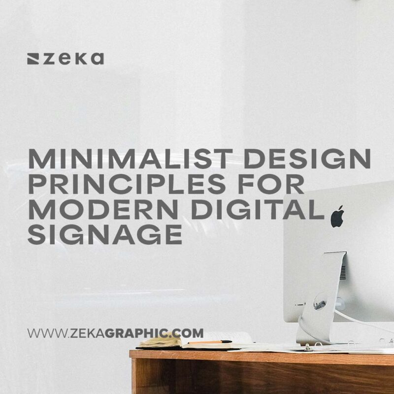 Minimalism in Modern Graphic Design: A Timeless Trend - Zeka Design