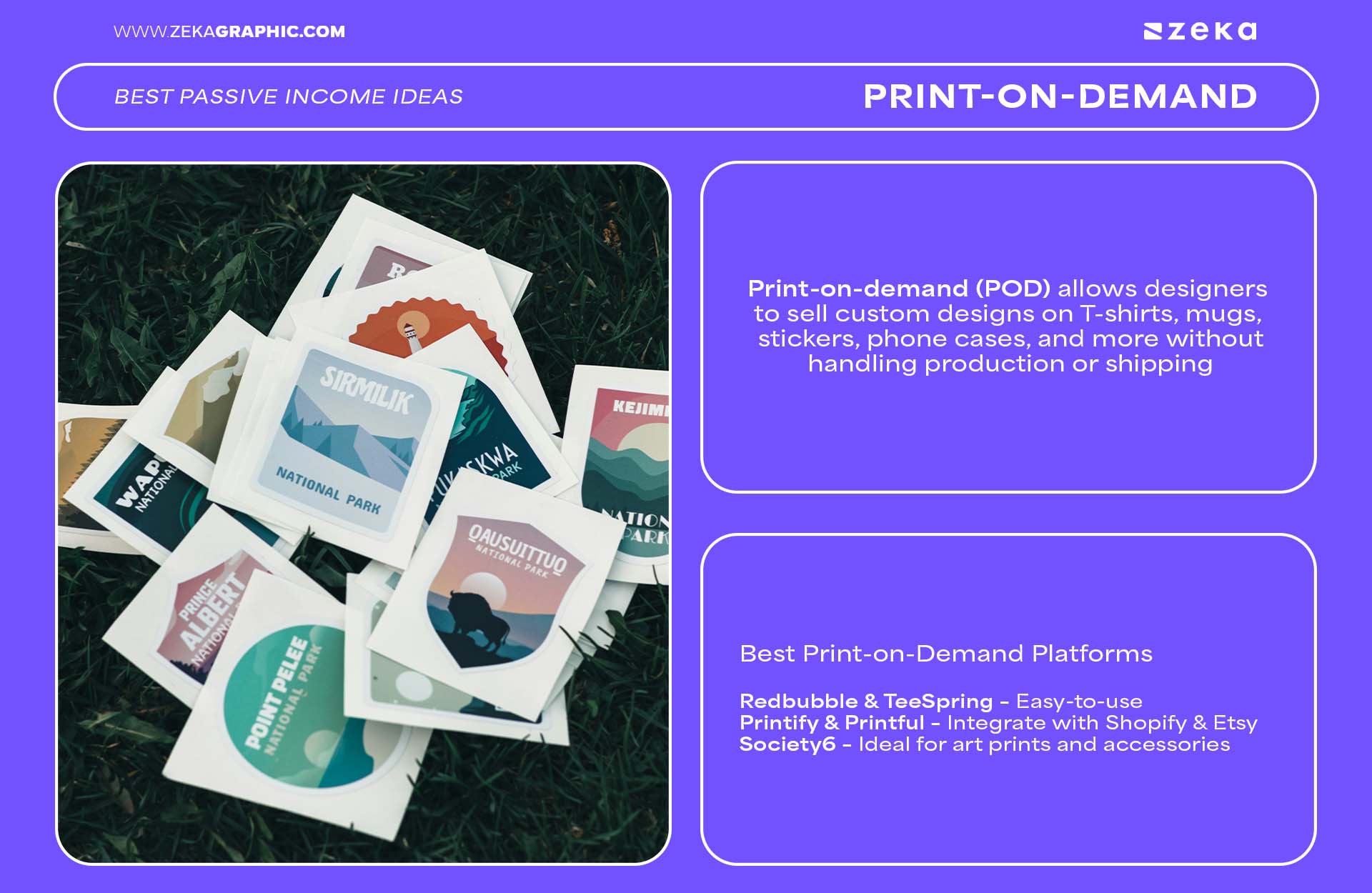 Best Passive Income Ideas for Graphic Designers Print-on-Demand