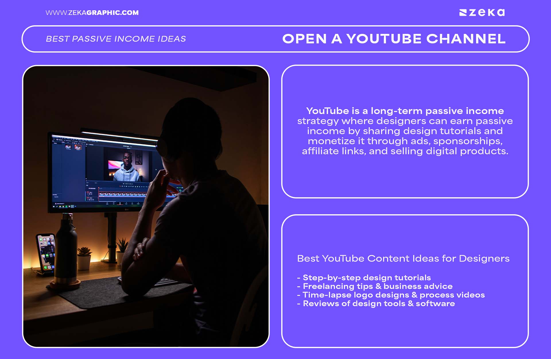 Best Passive Income Ideas for Graphic Designers YouTube Channel