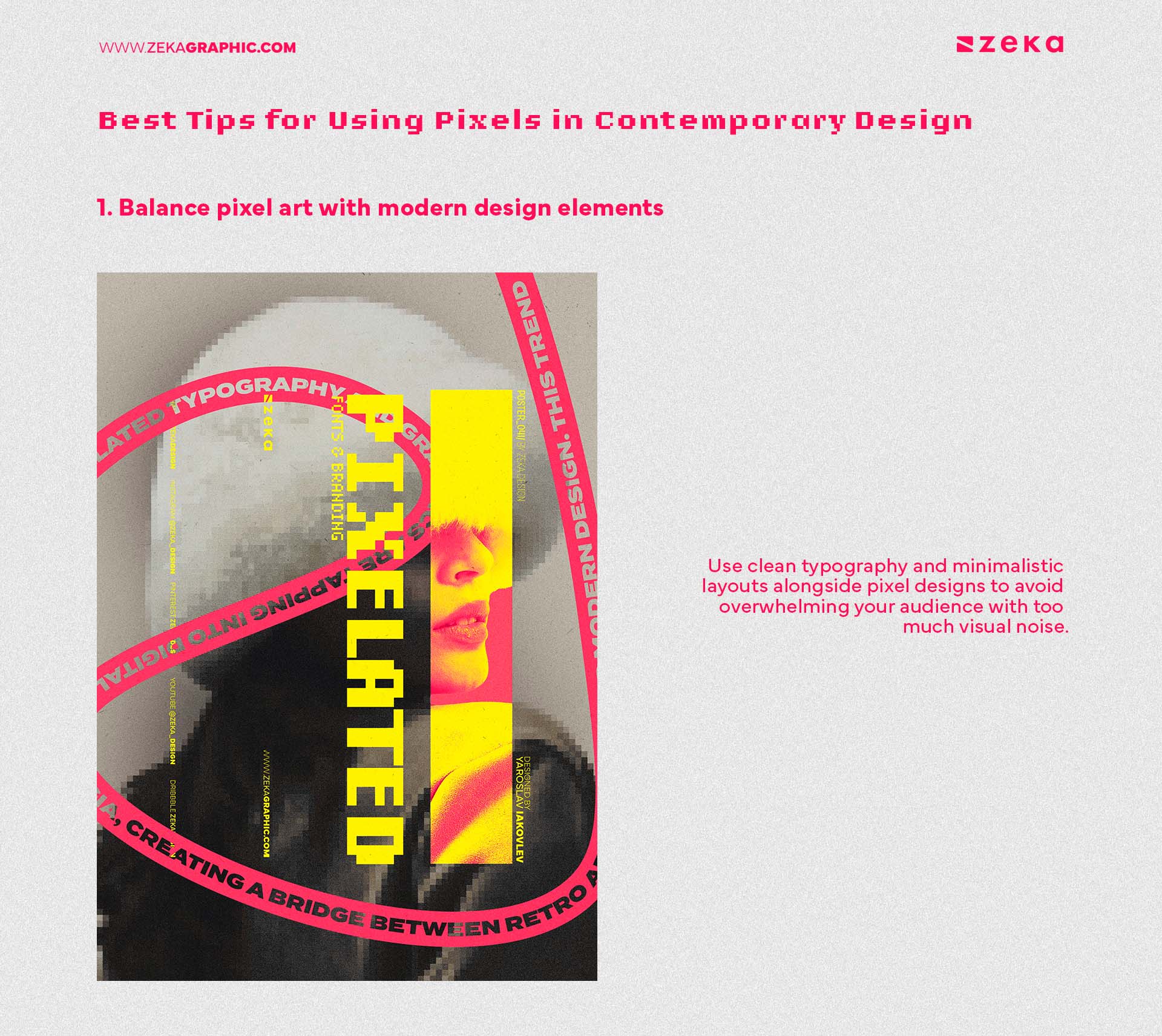 Best Tips Balance pixel art with modern design elements