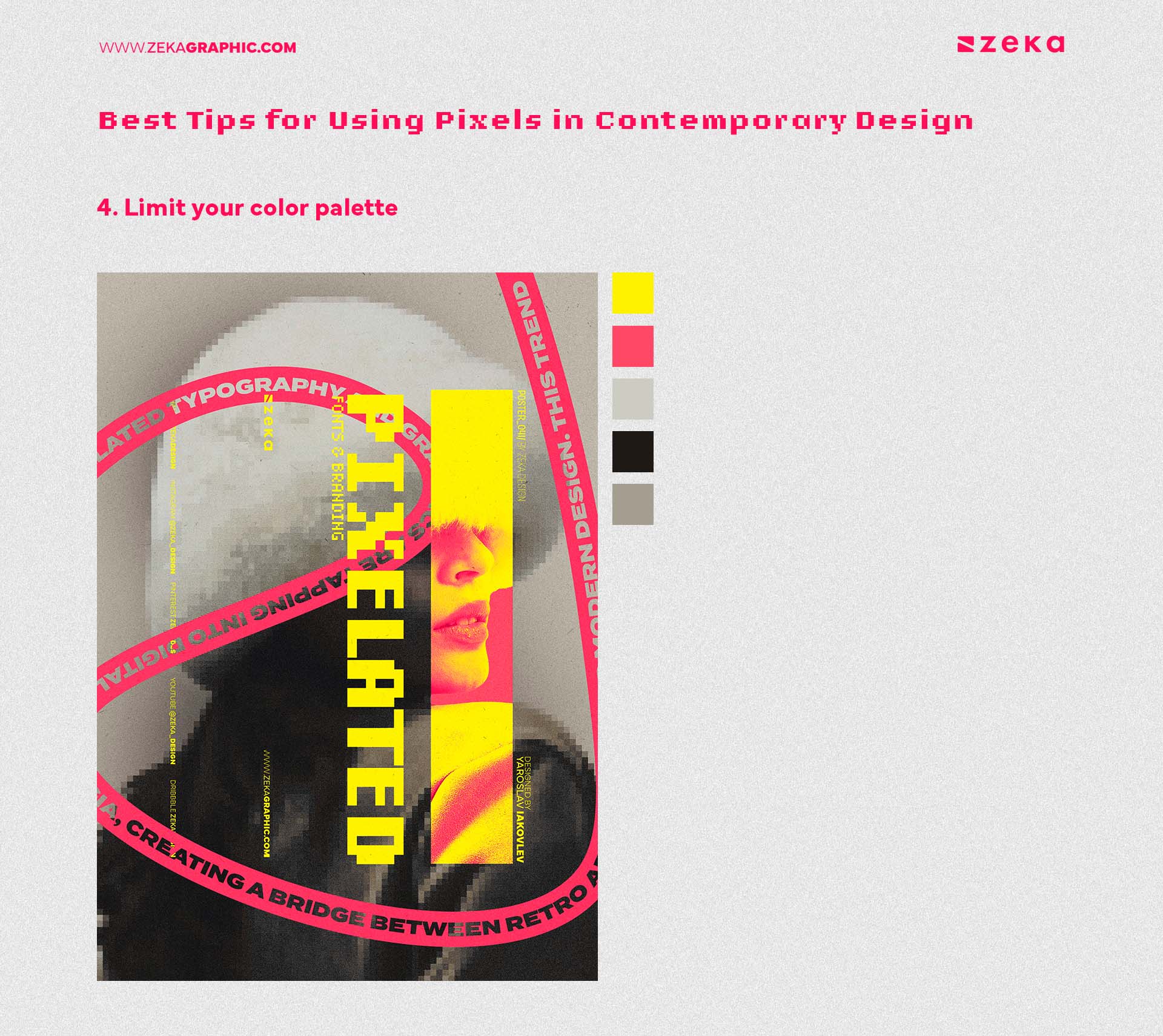 Best Tips Limit your color palette