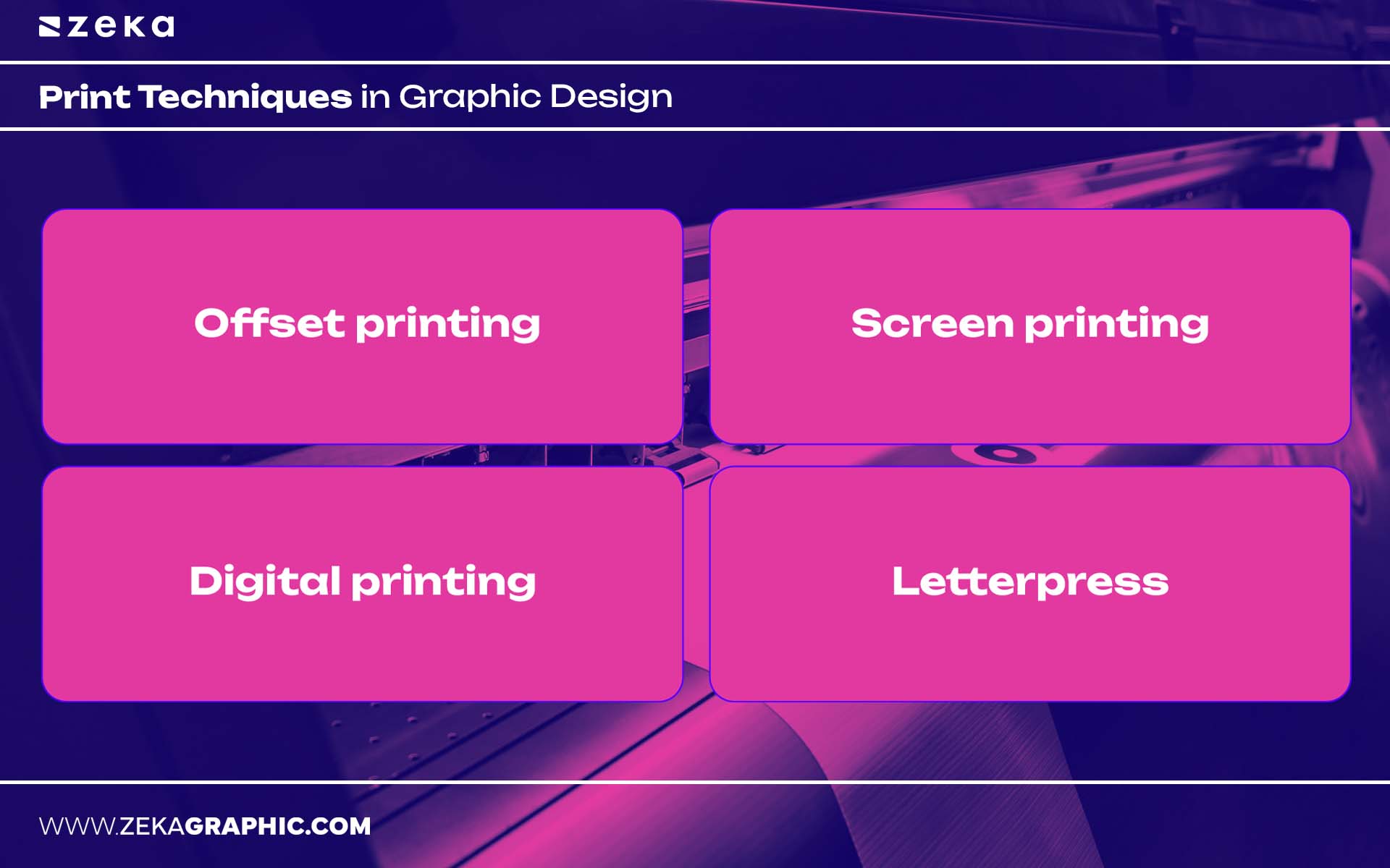 Print Techniques in Graphic Design