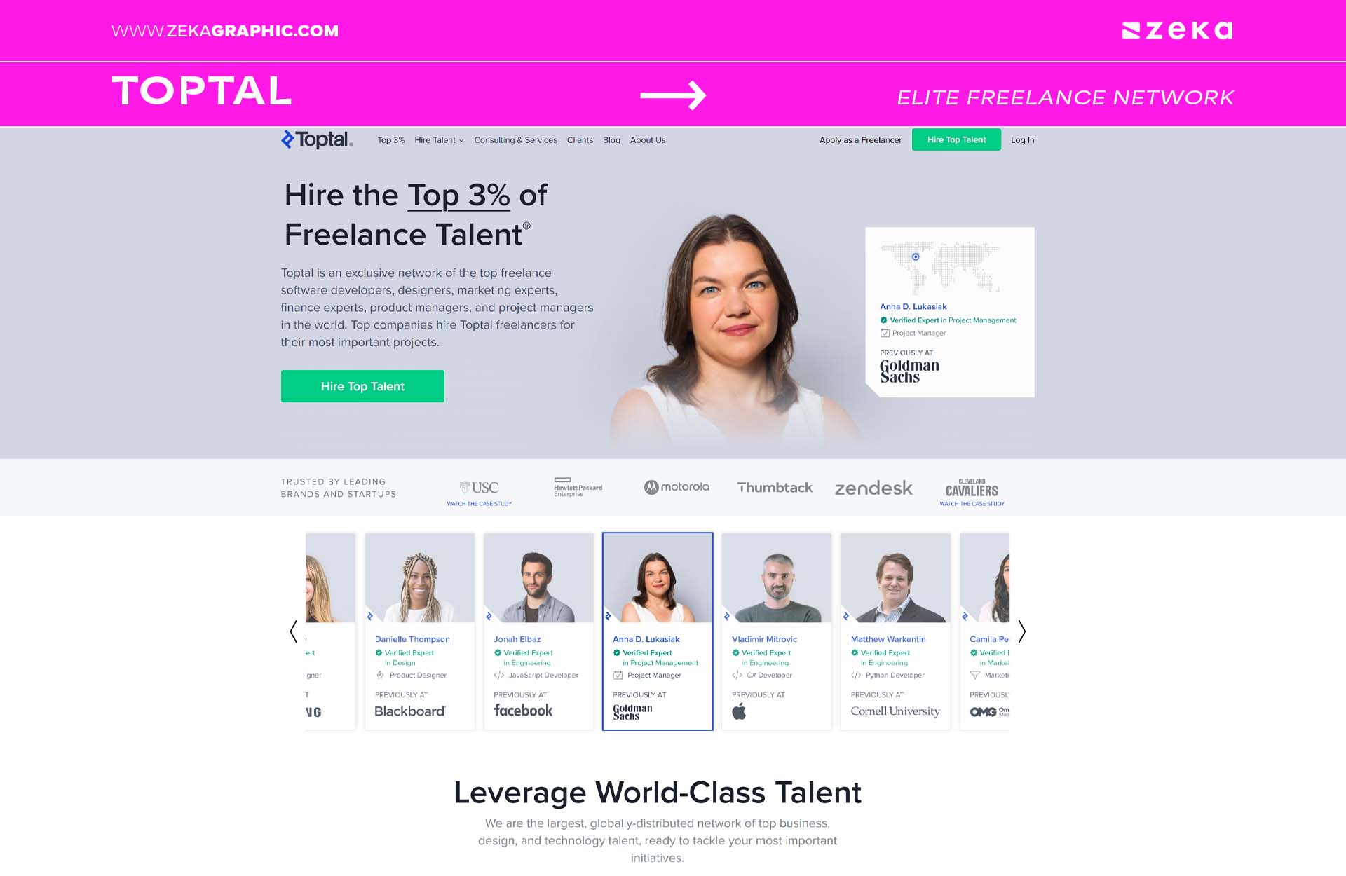 Toptal Freelance Graphic Designers