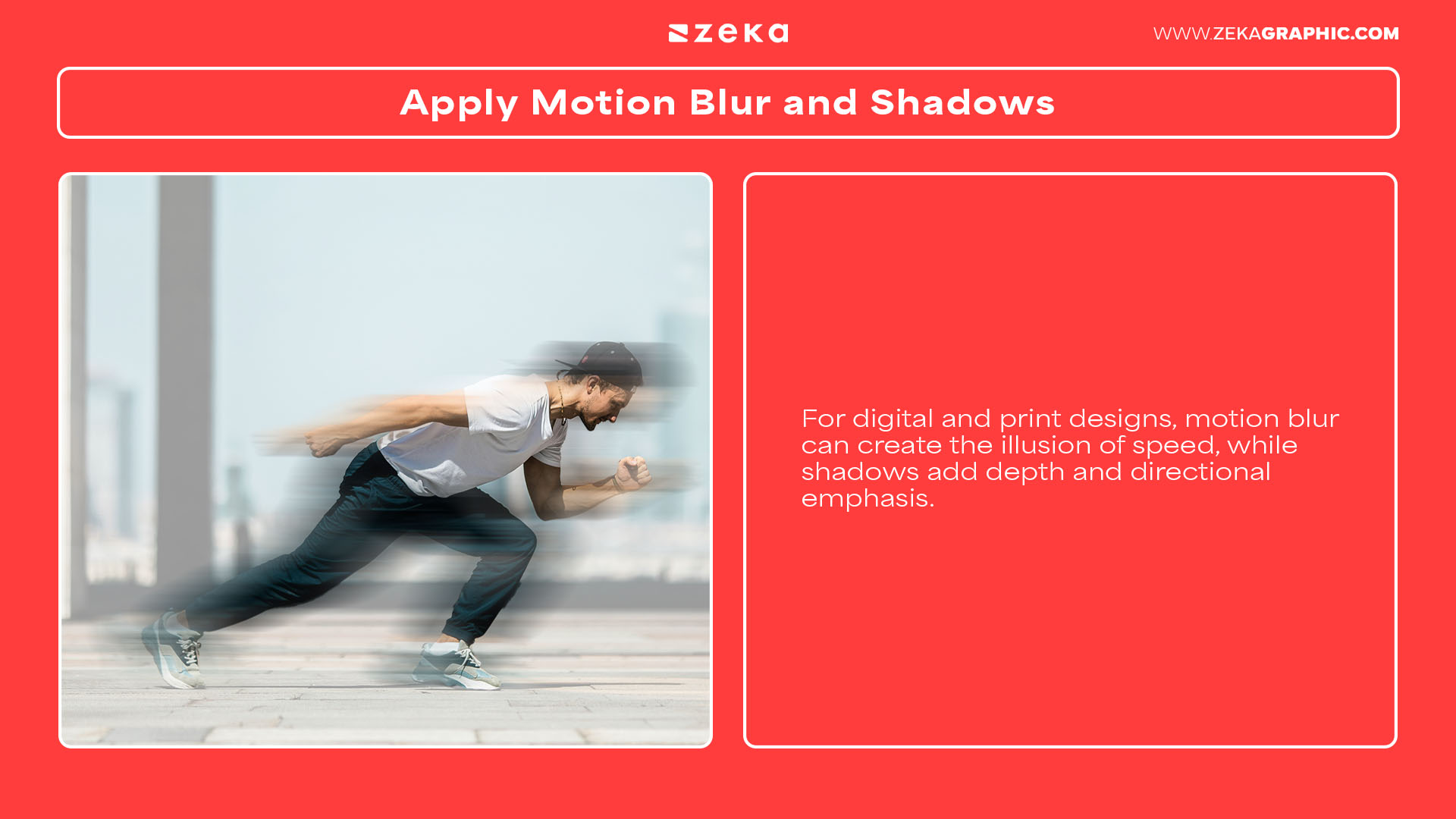 Apply Motion Blur and Shadows