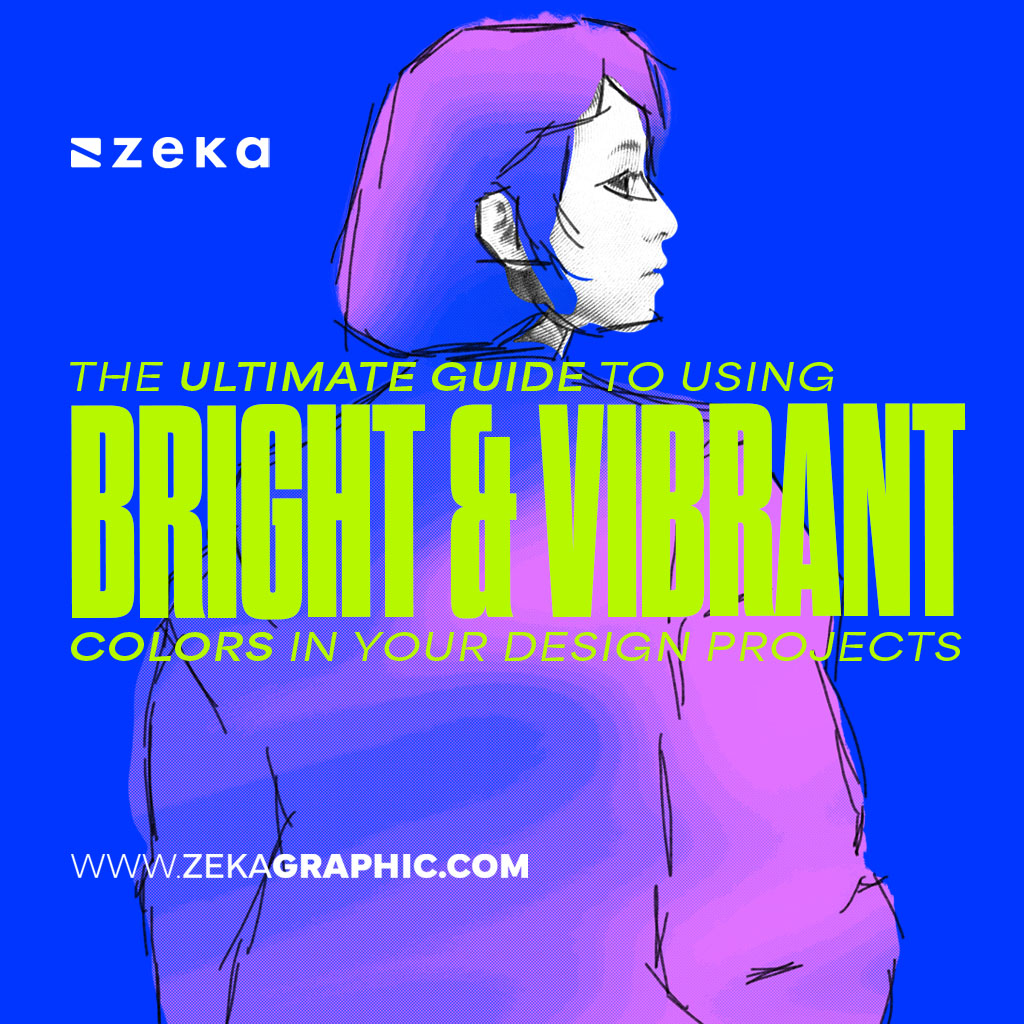 Bright and Vibrant Colors in Graphic Design