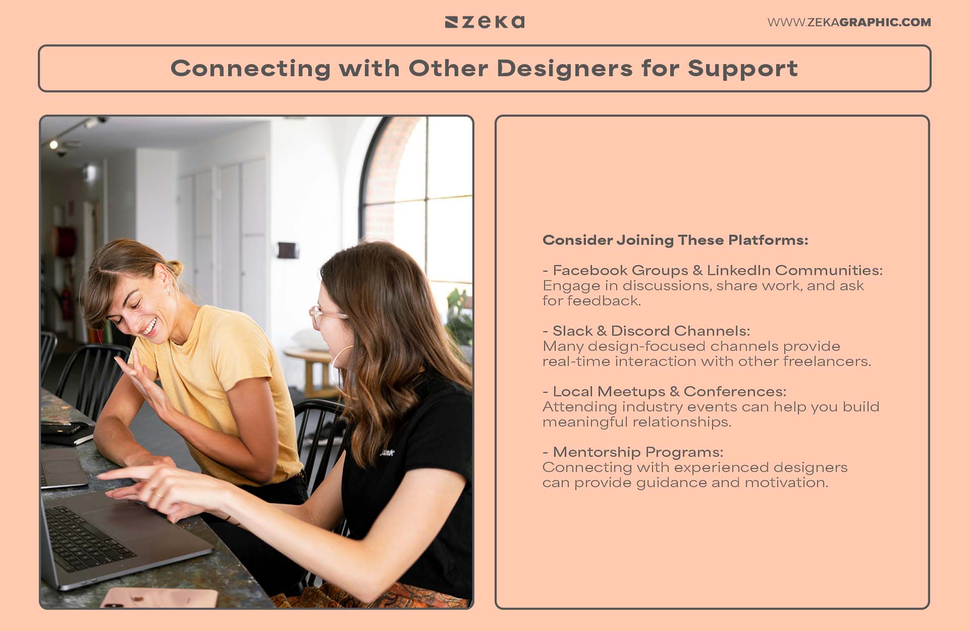 Connecting with Other Designers for Support