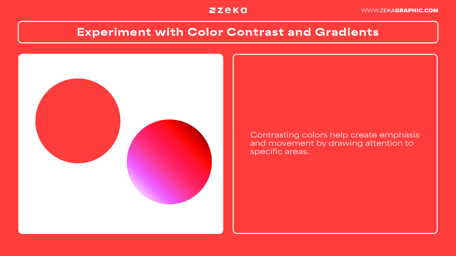 Experiment with Color Contrast and Gradients